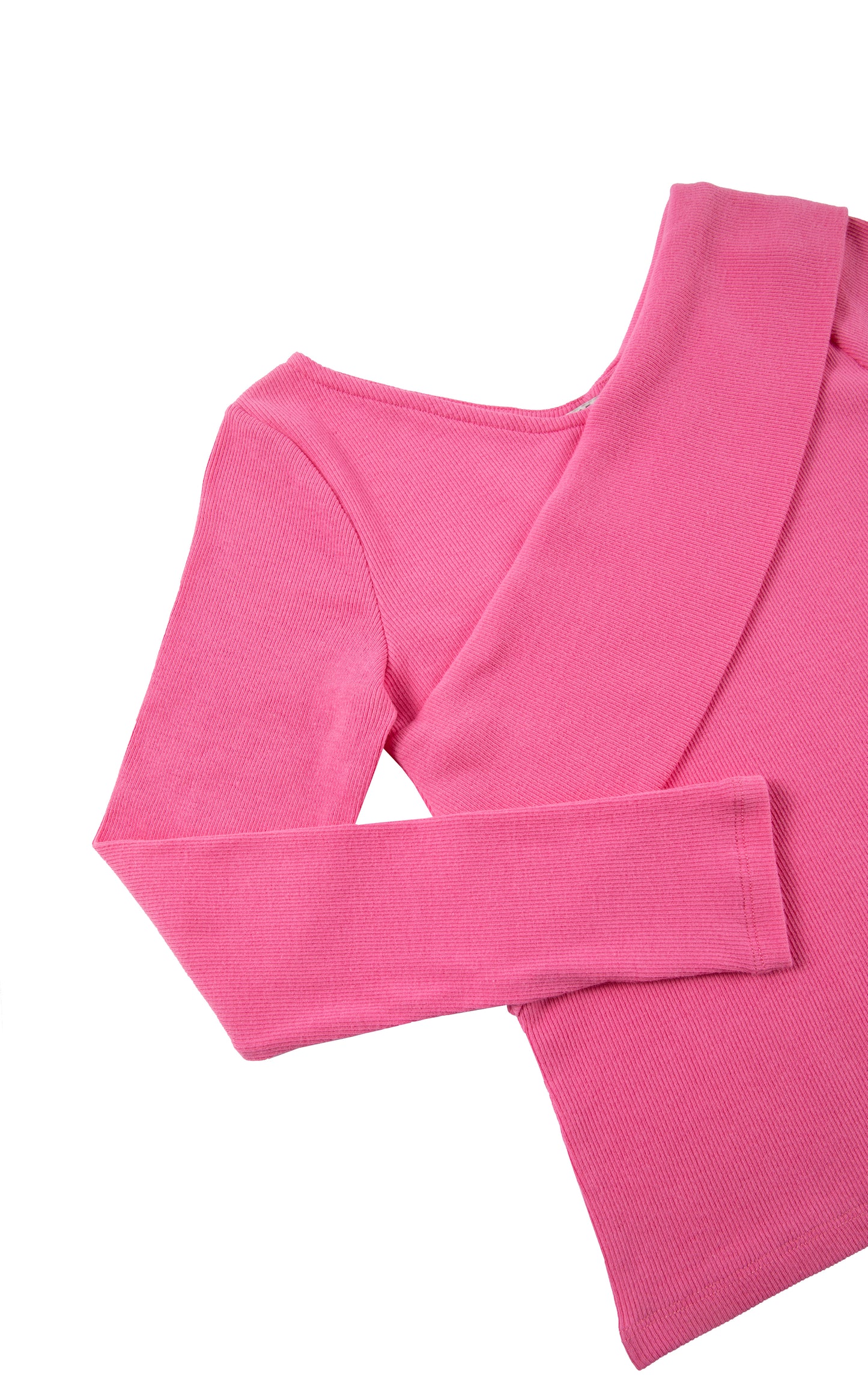 Asymmetrical Ribbed Top | 7-16