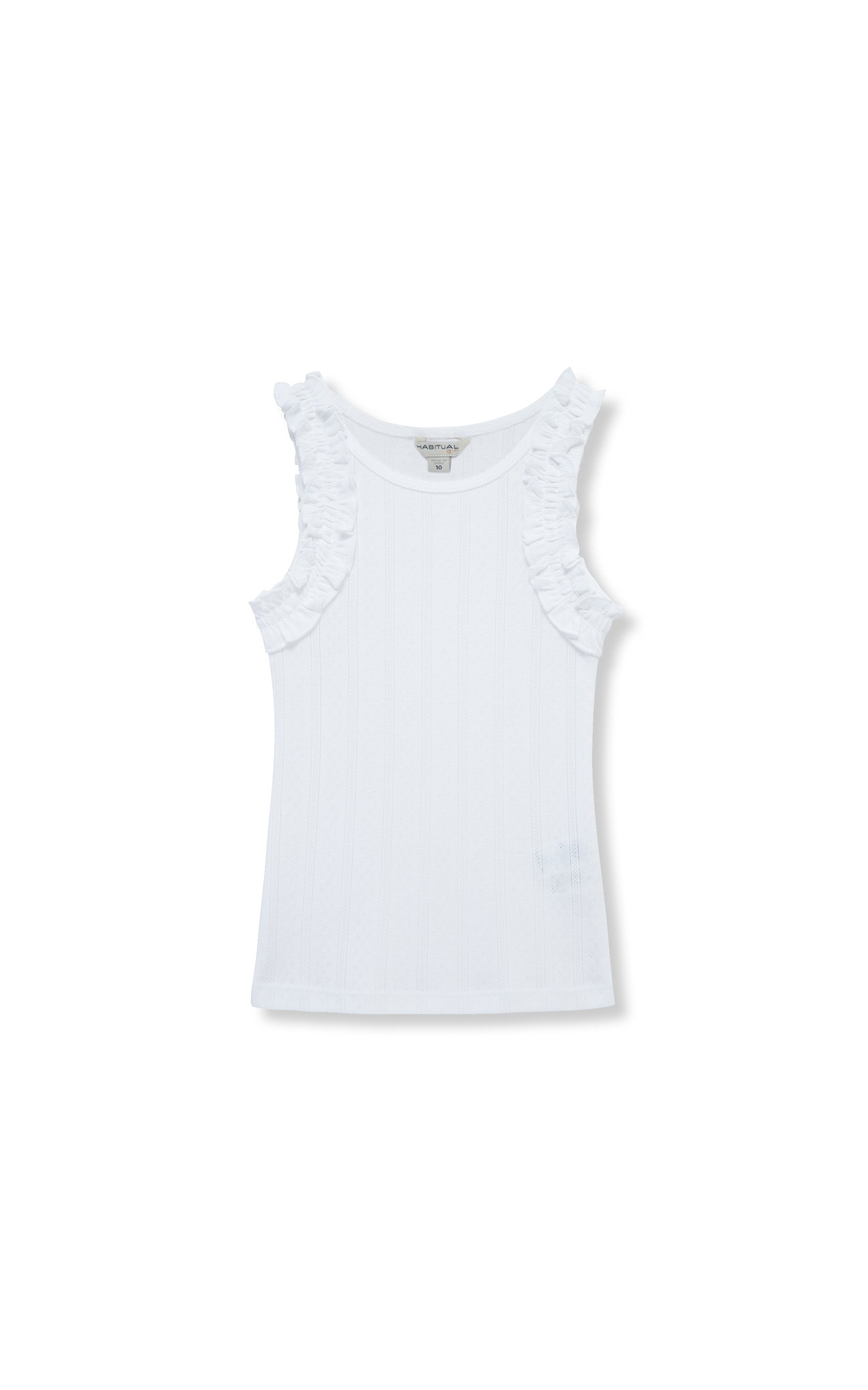 Ruched Sleeve Tank Top | 7-16