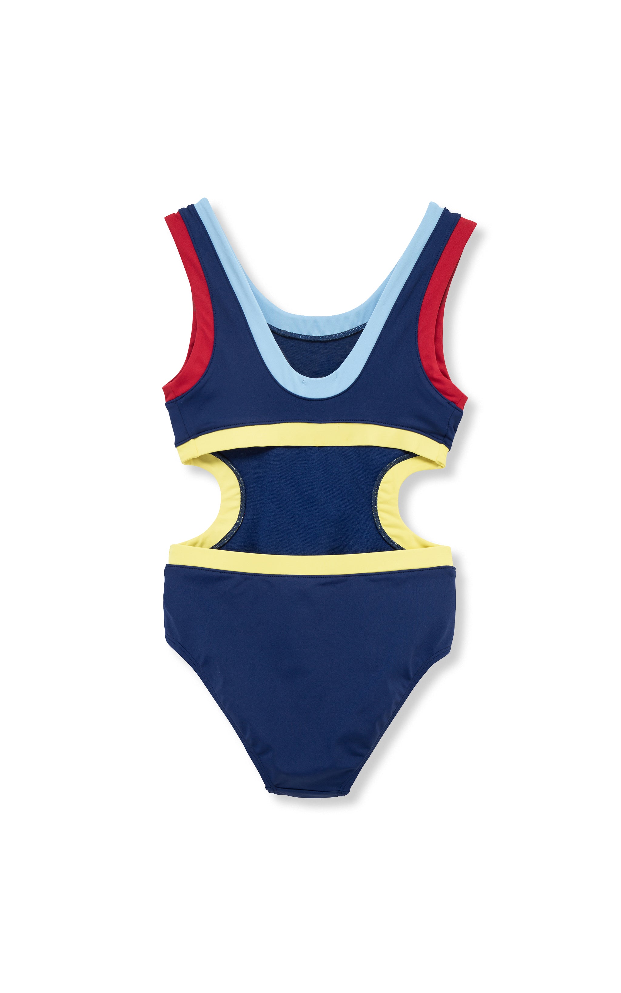 Colorblock One Piece Swimsuit | 7-16