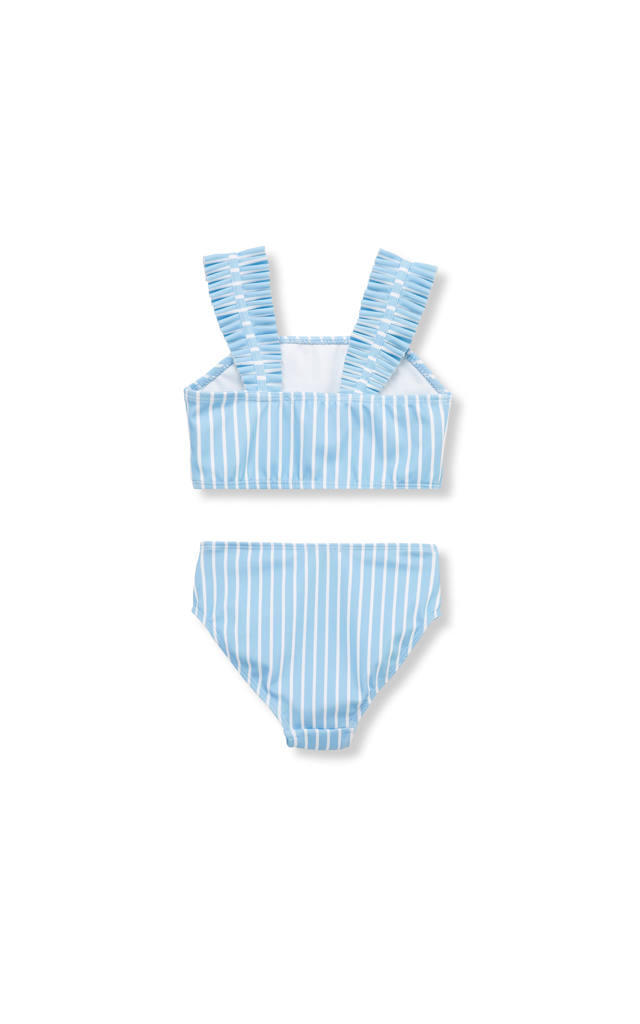 Stripe Ruffle Two Piece Swimsuit | 2-6