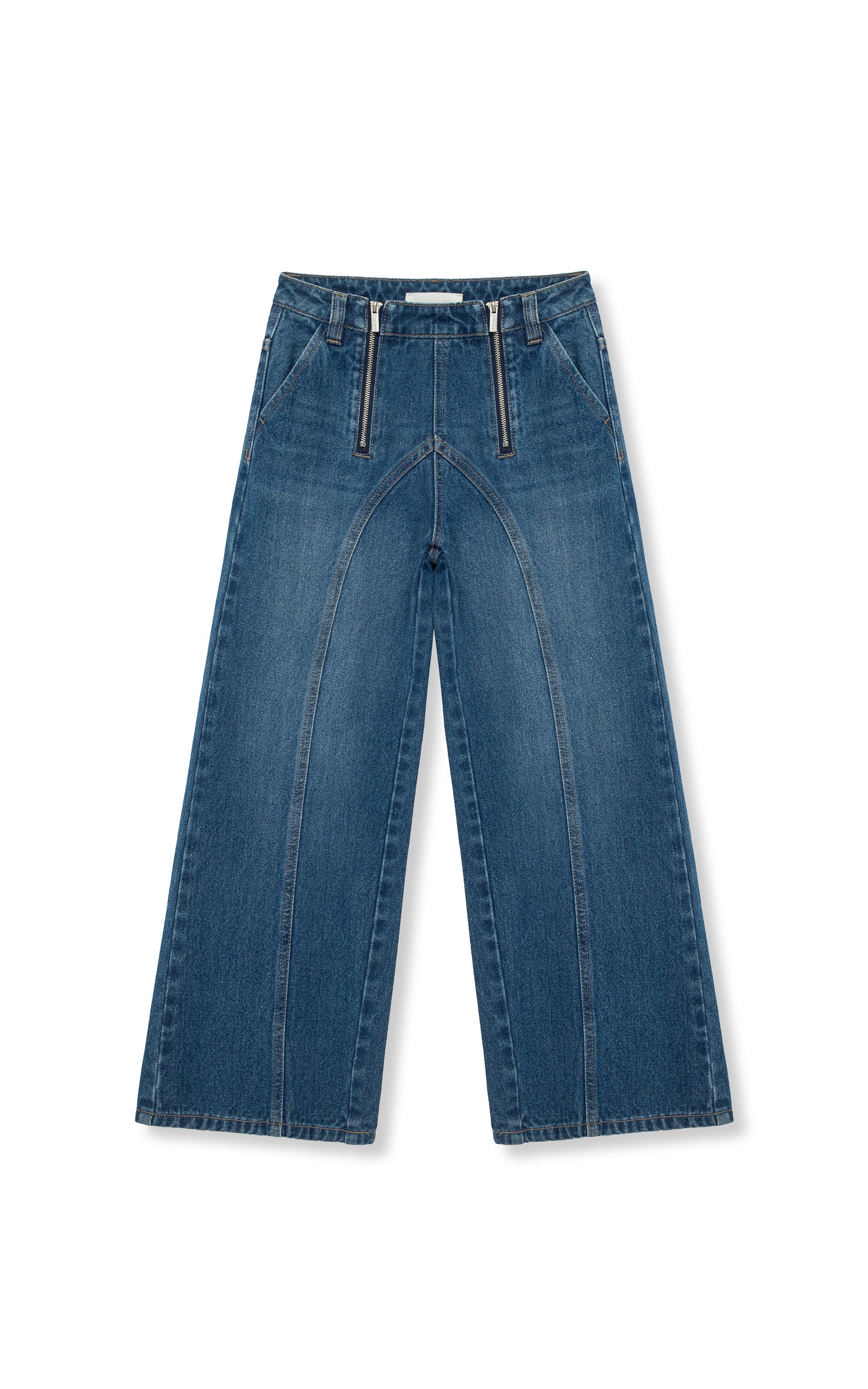 High Waist Wide Leg Jeans | 7-16