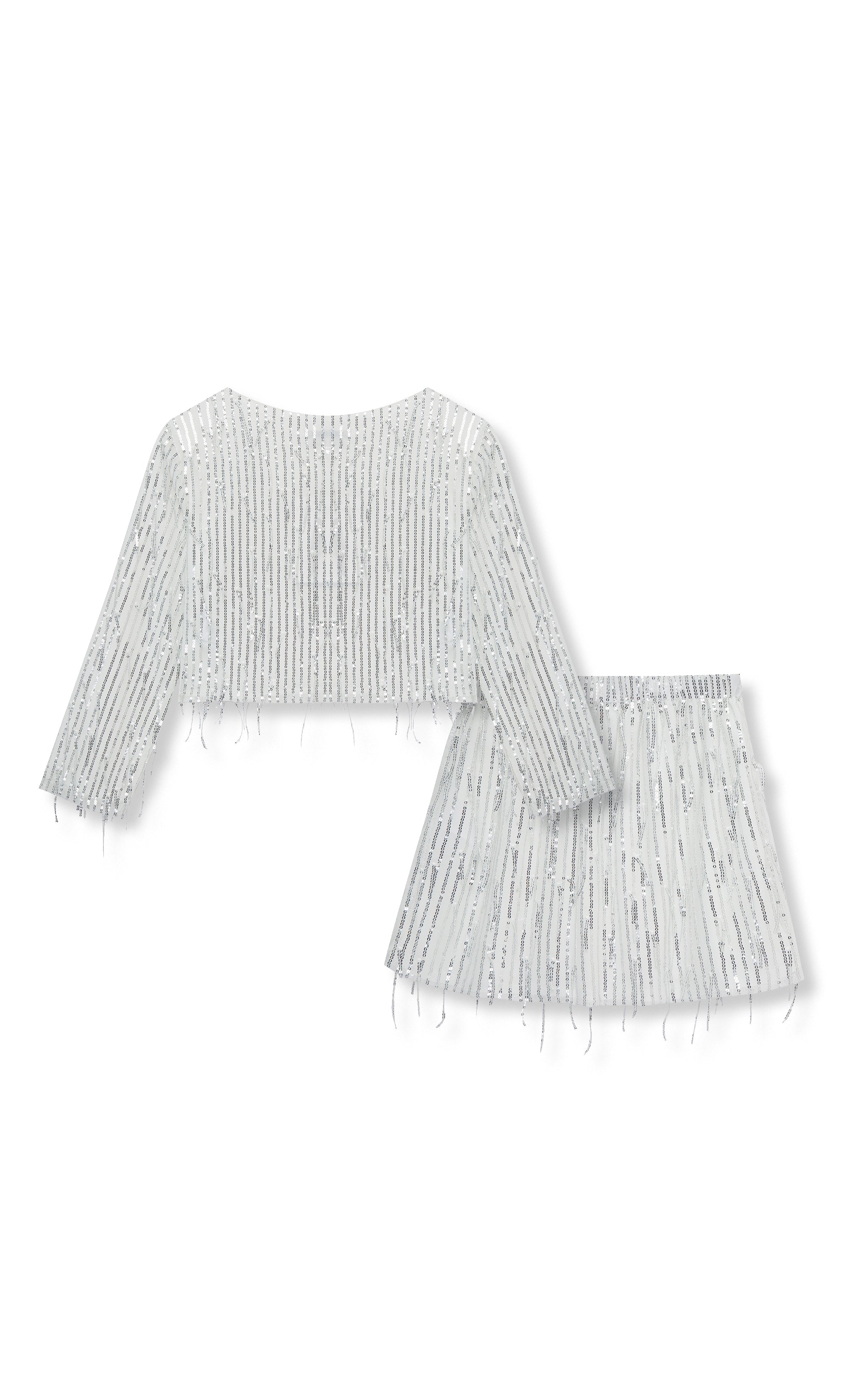 Sequin Fringe Skirt Set | 7-16