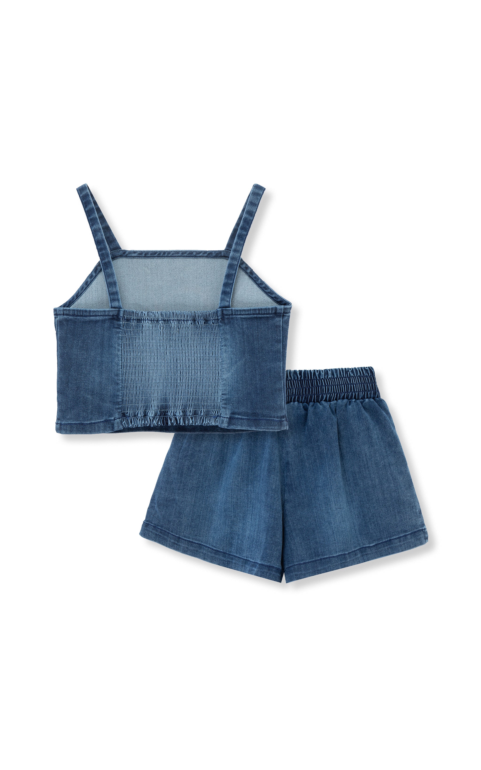 Denim Short Set | 7-16