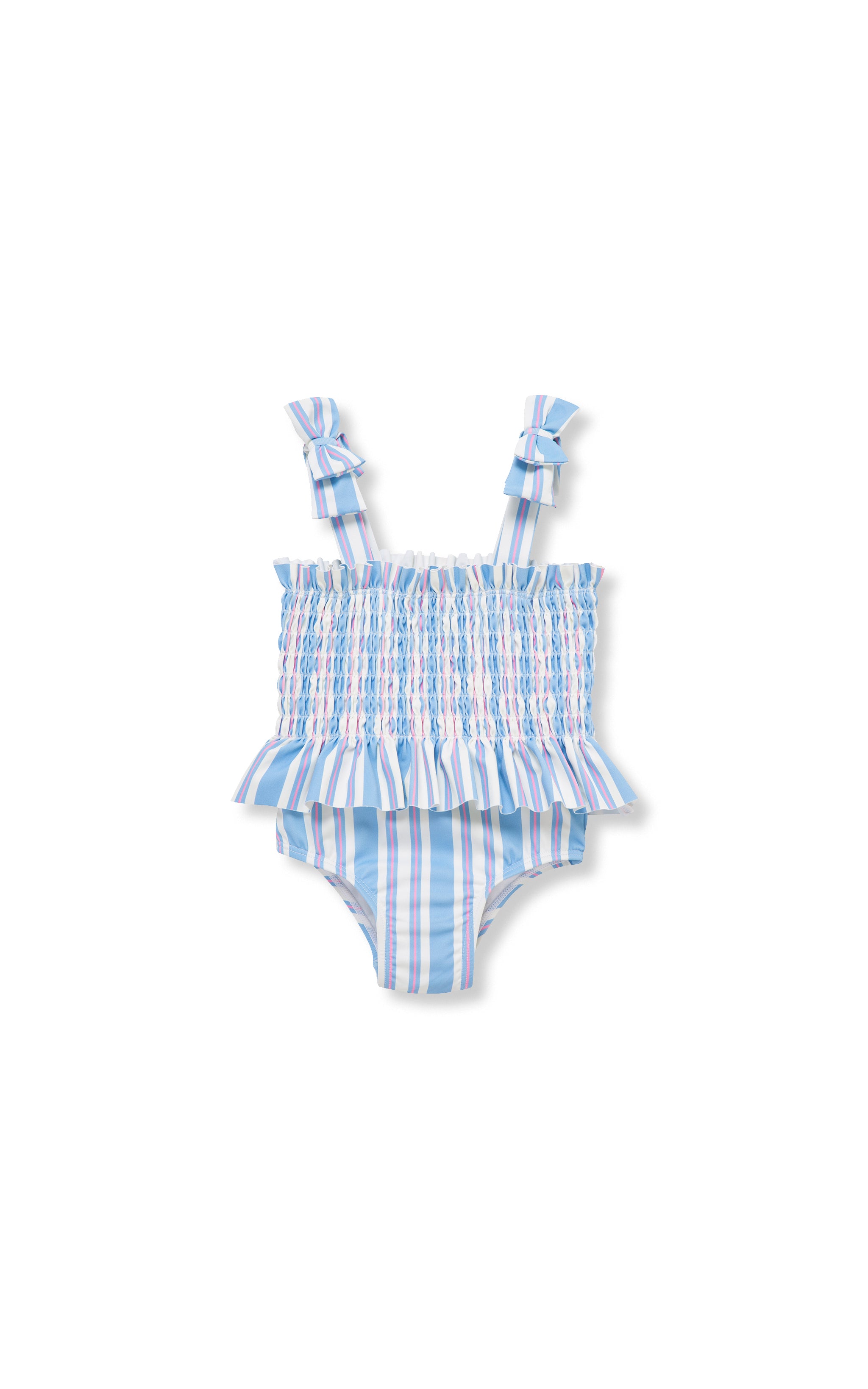 Smocked Garden One Piece Swimsuit | 12-24M