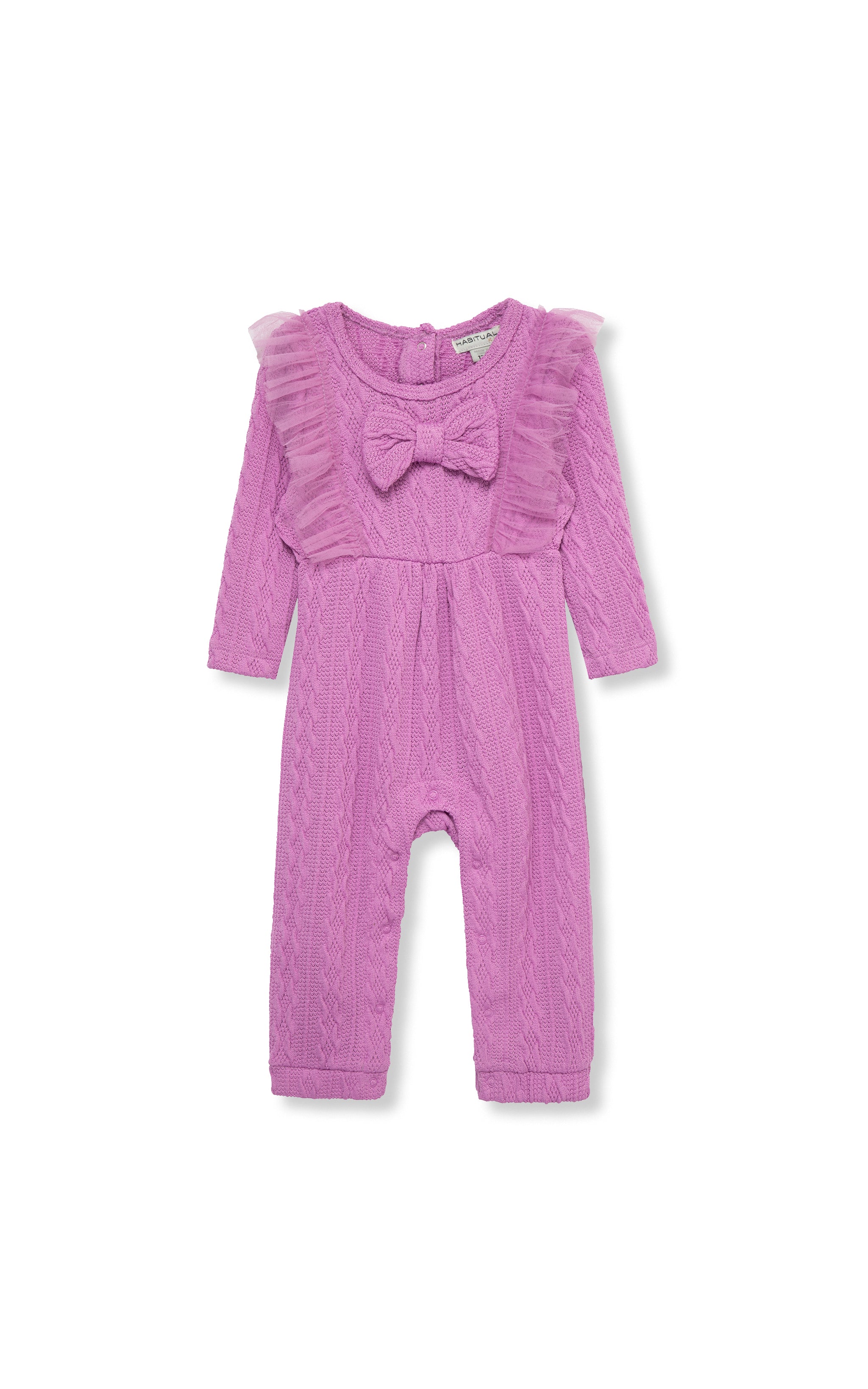 Baby Double Knit Coverall | 12-24M