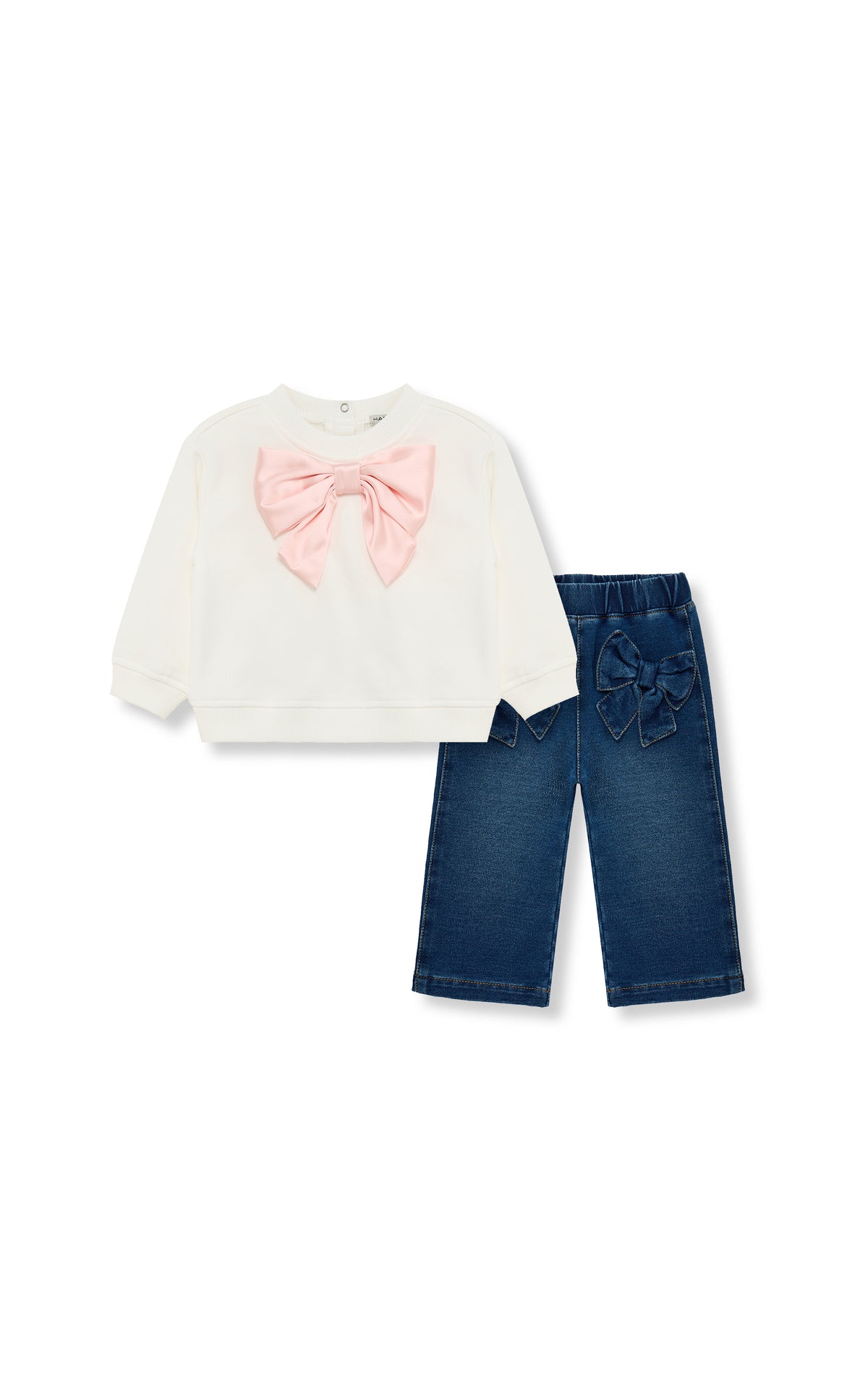 Bow Top With Pant Set (12-24M)