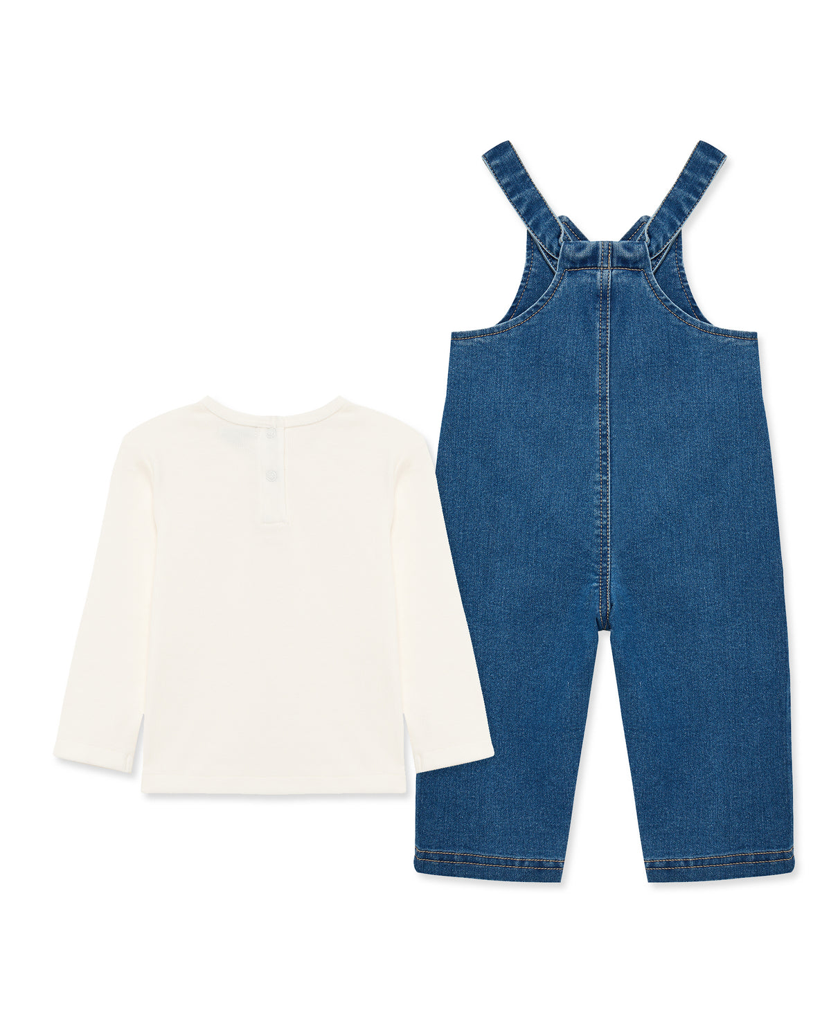 Bow Pocket Overall Set (12-24M)