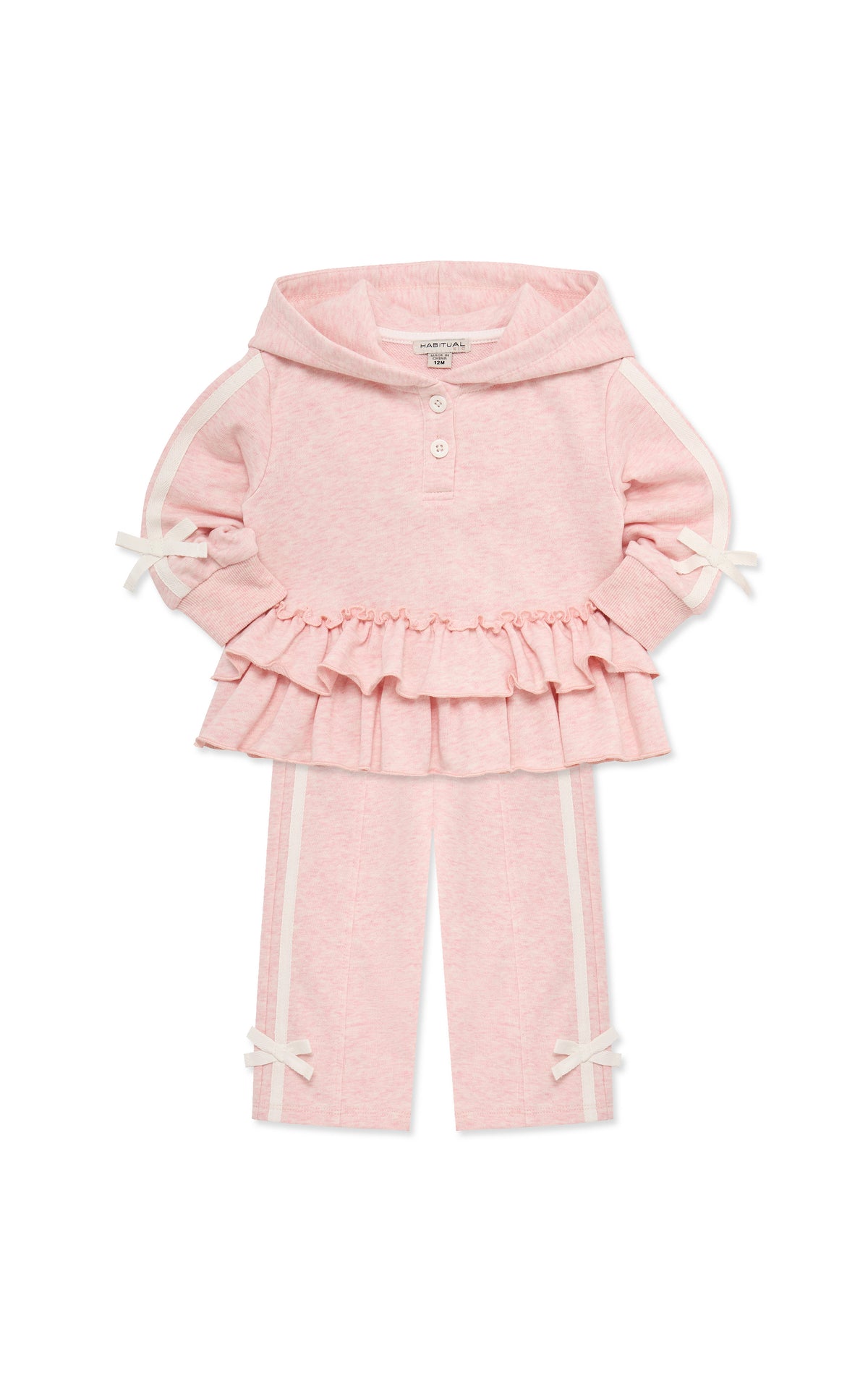Ruffle Peplum Hoodie Pant Set (12-24M)