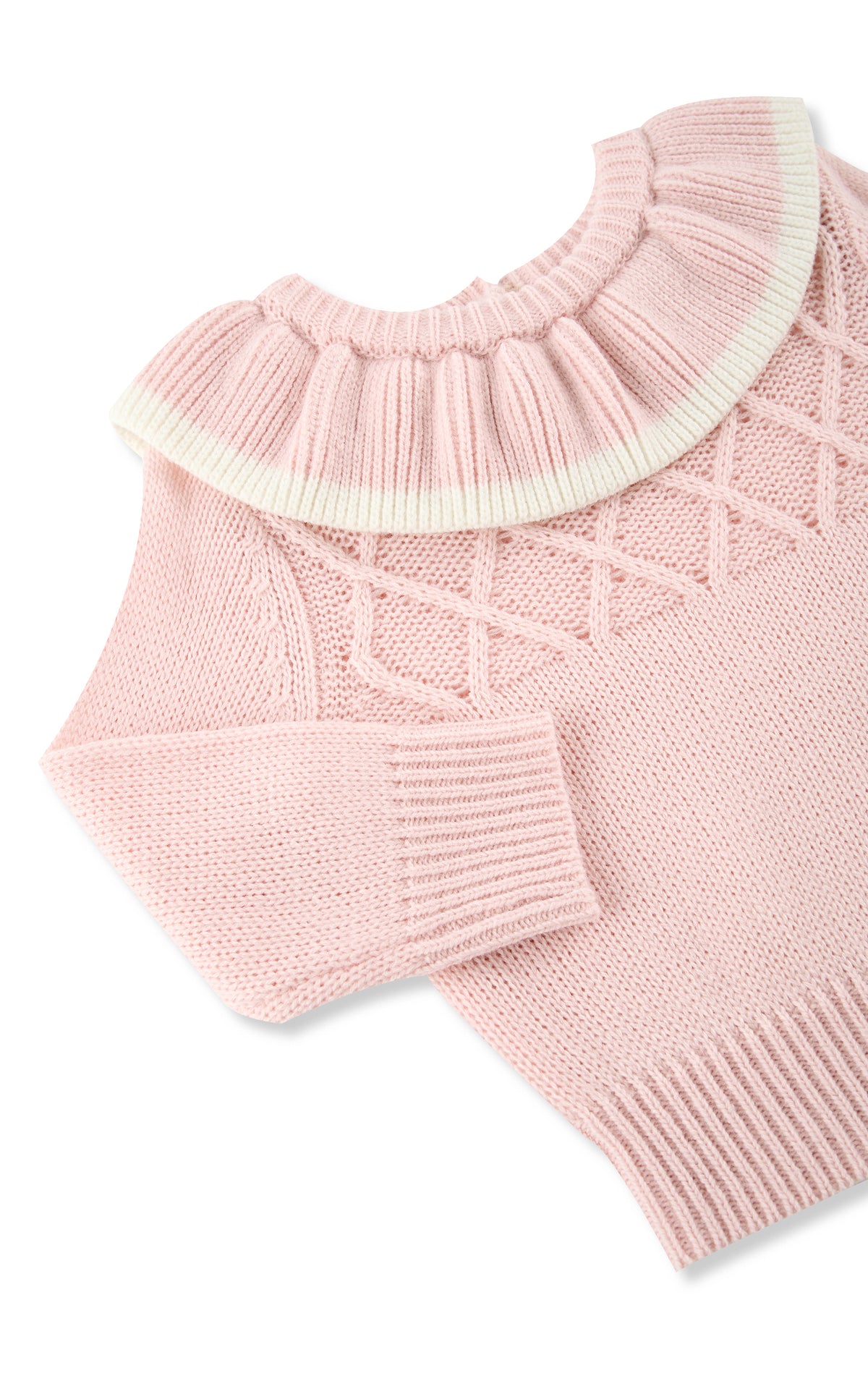Ruffle Collar Sweater Skort Set (2T-4T)