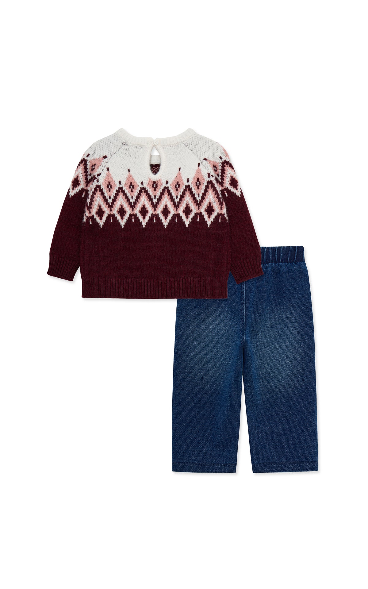 Fair Isle Sweater Pant Set (2T-4T)