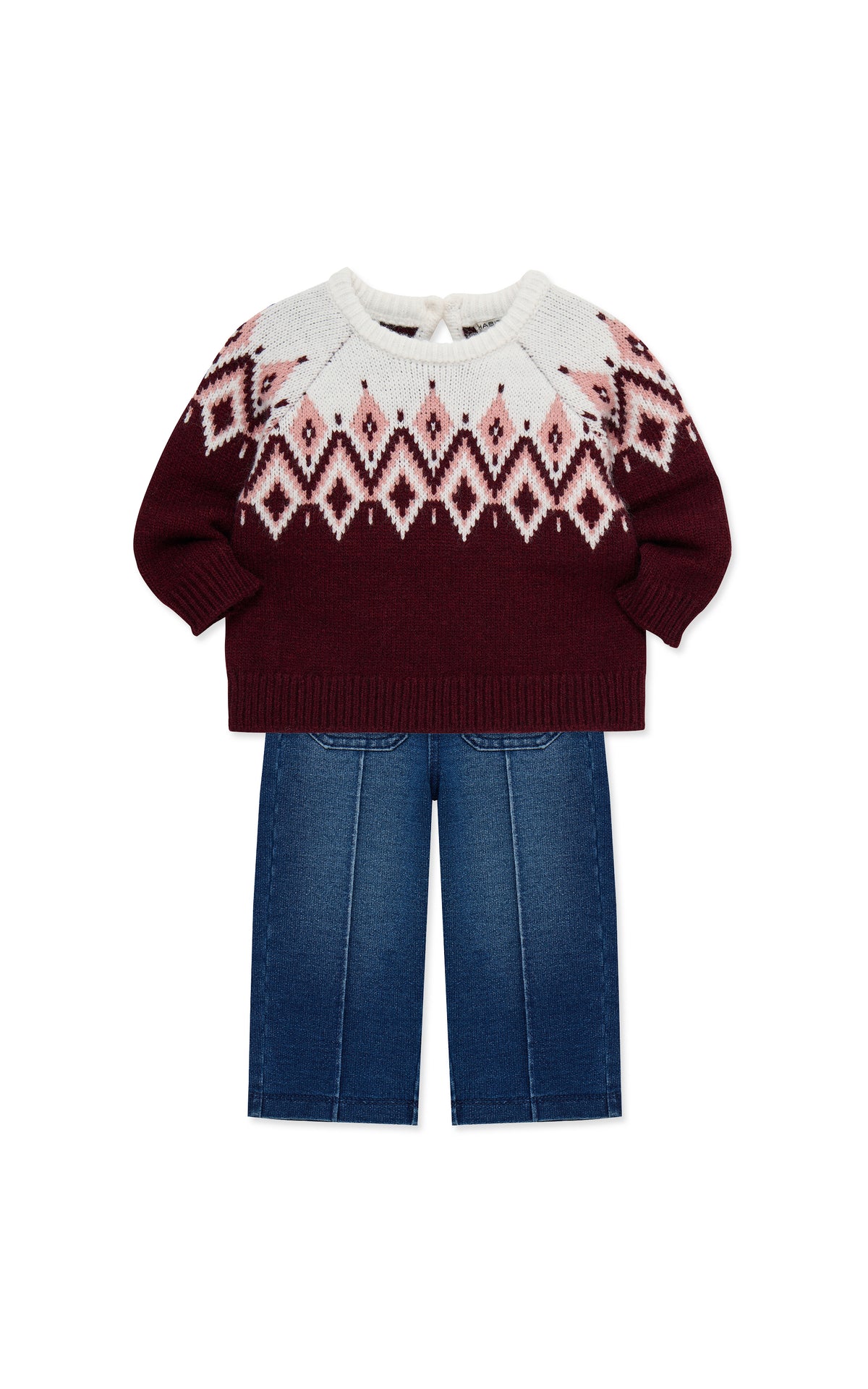 Fair Isle Sweater Pant Set (2T-4T)