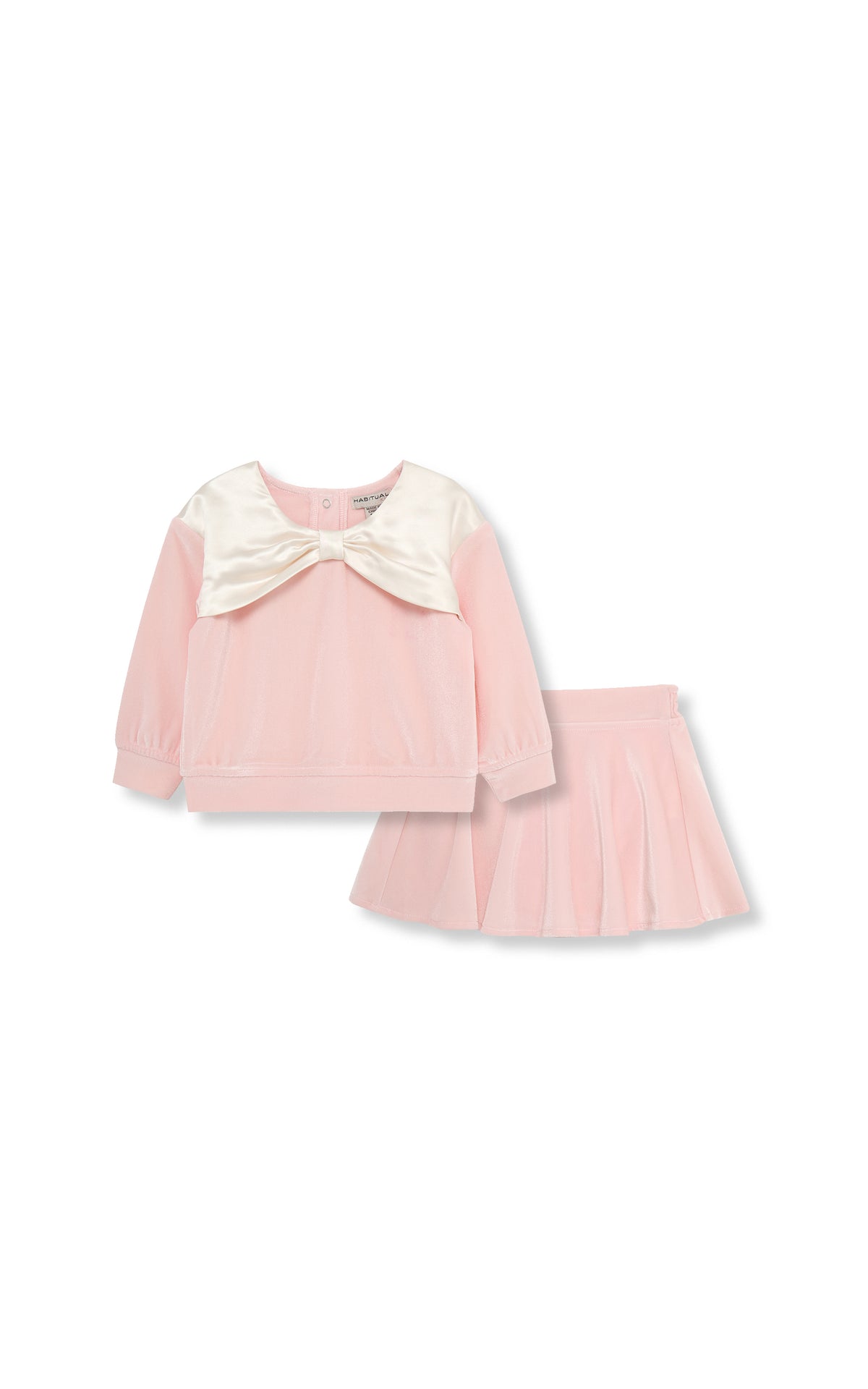 Bow Collar Skort Set (2T-4T)
