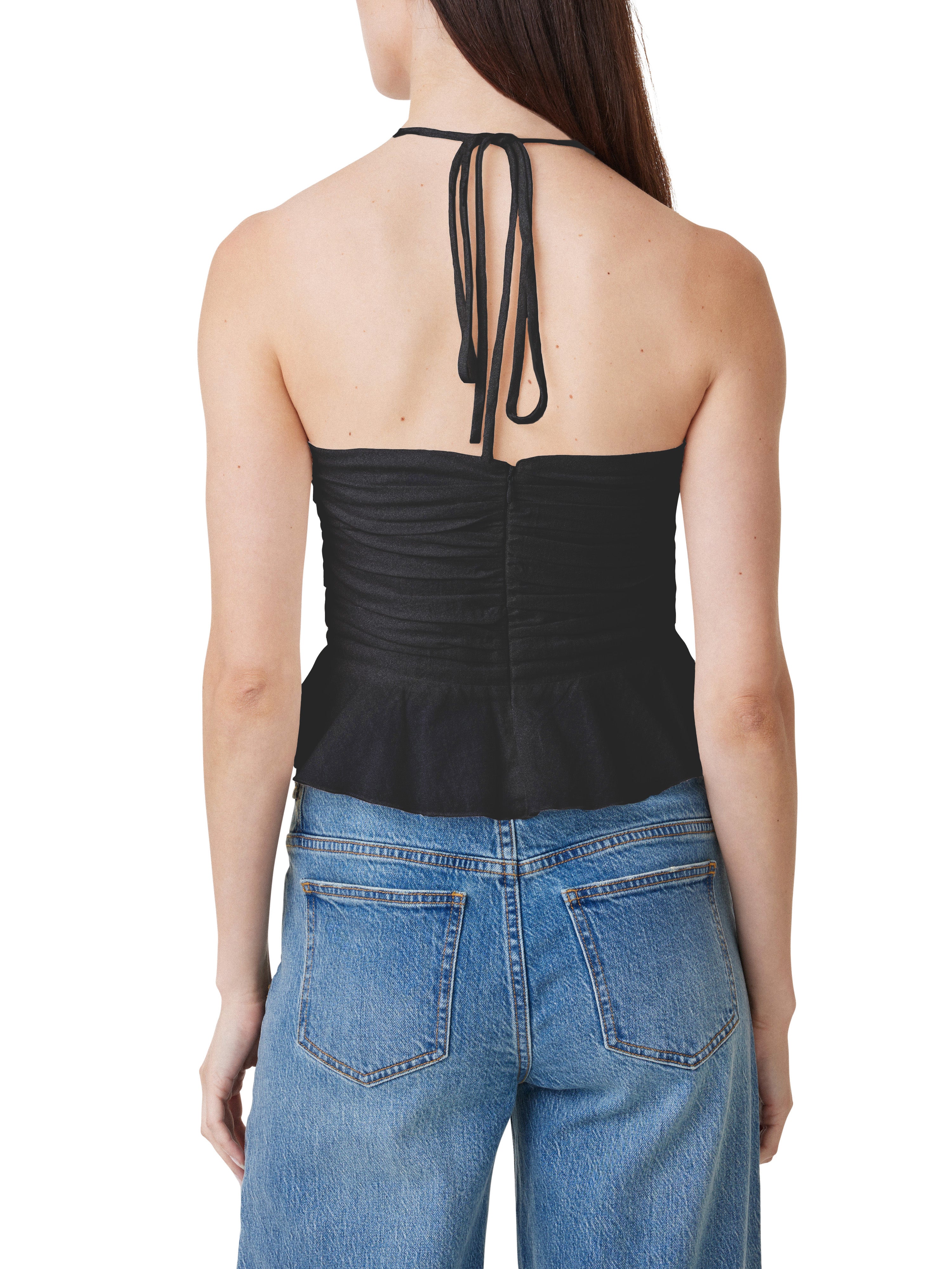 Shirred Halter Top