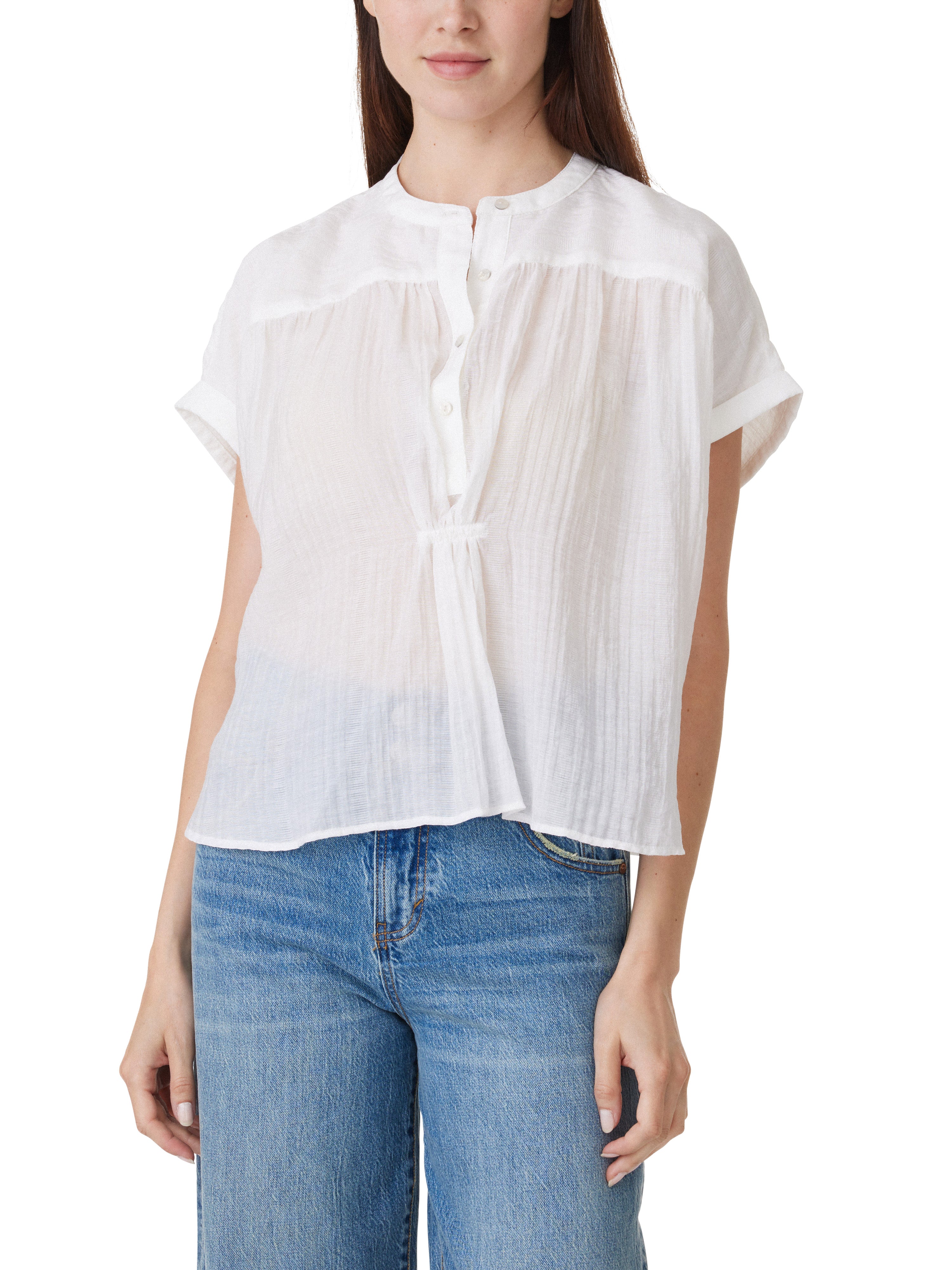 Half Placket Blouse