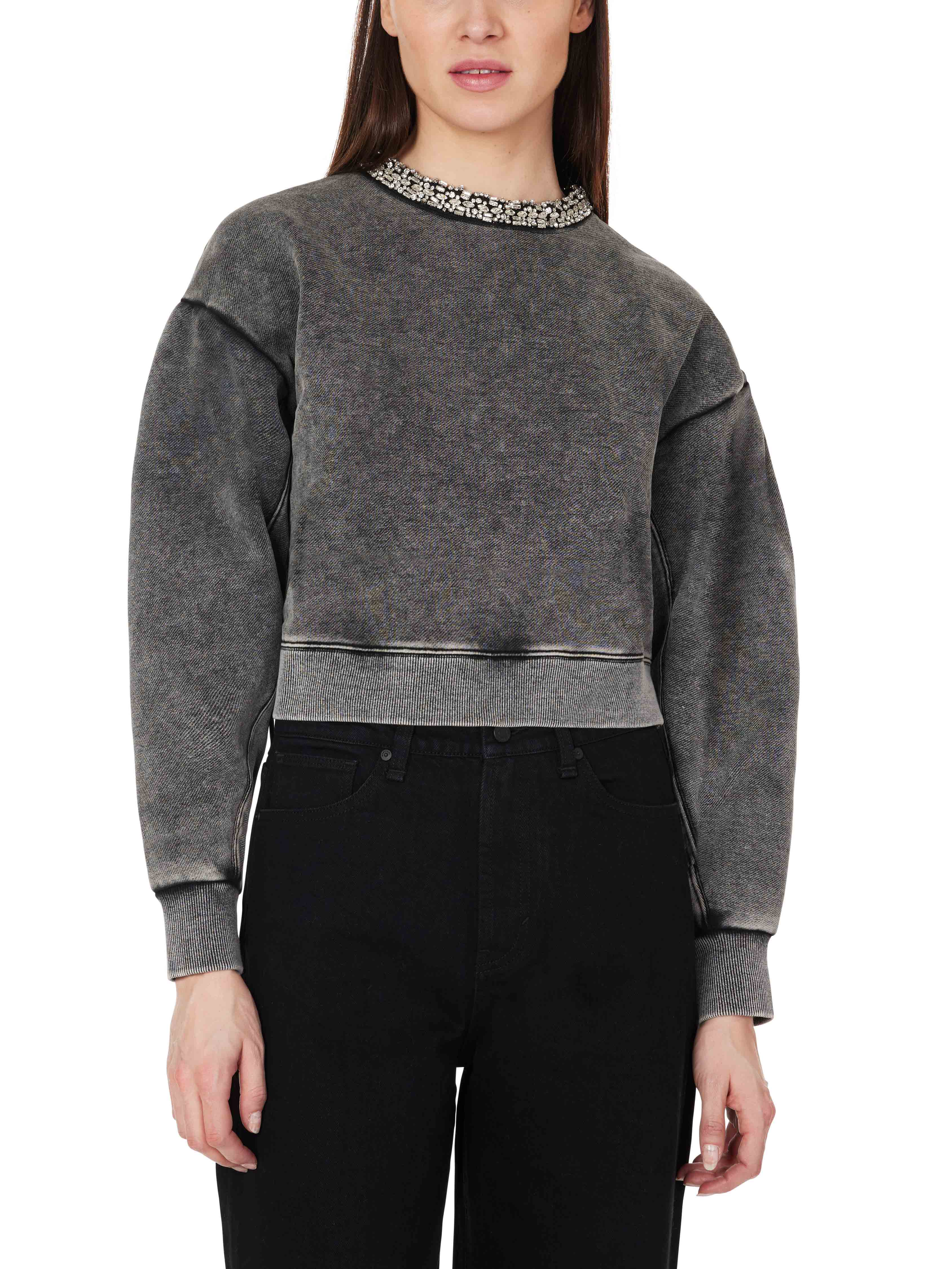 Embellished Crewneck Sweatshirt