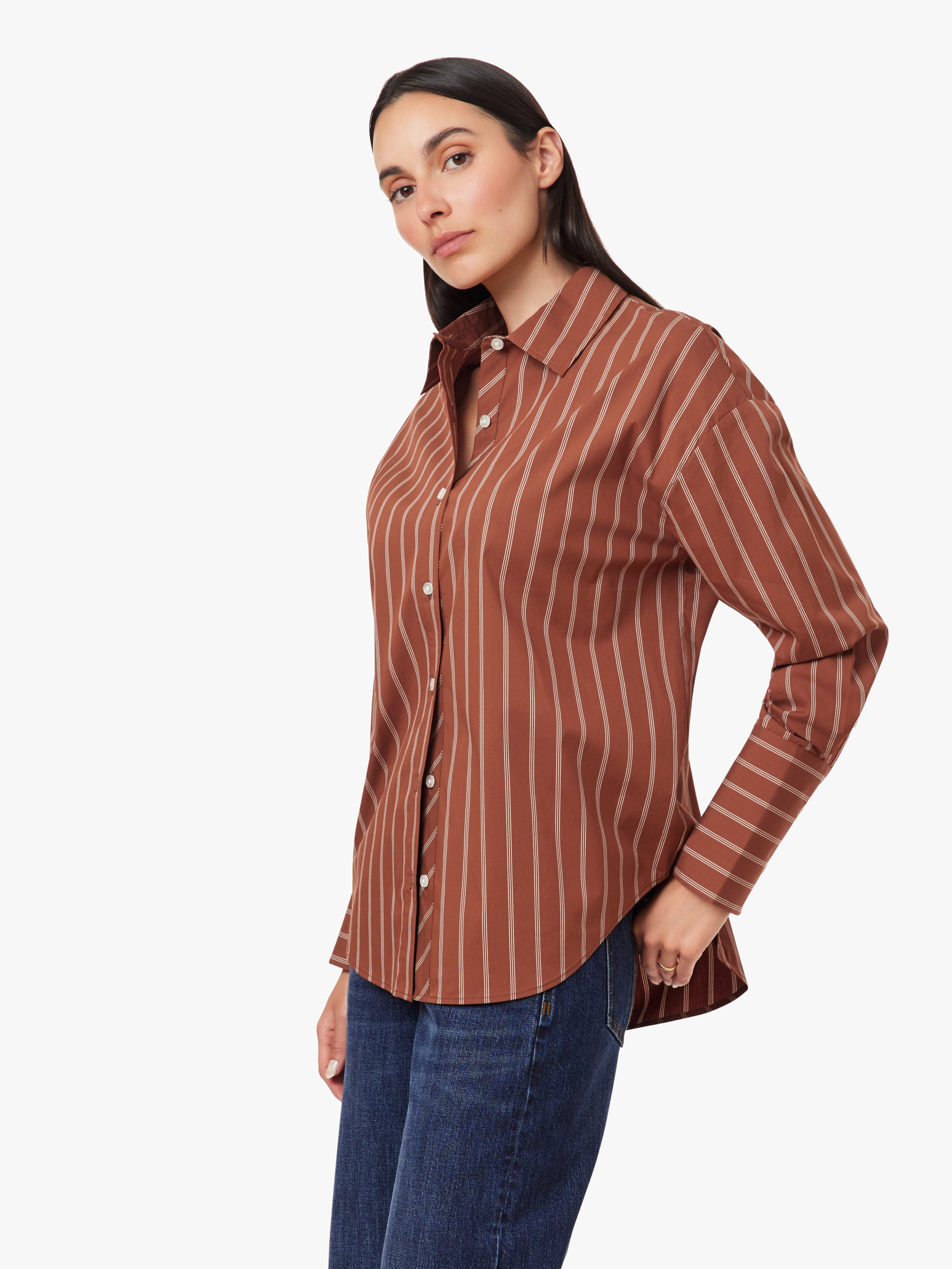 Tie Back Poplin Shirt