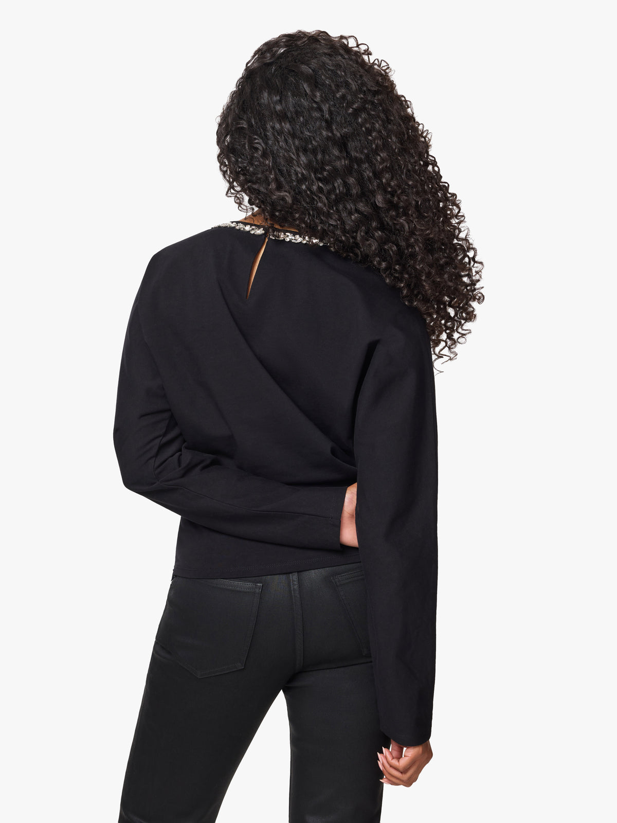 Jewel Neck Dolman Top