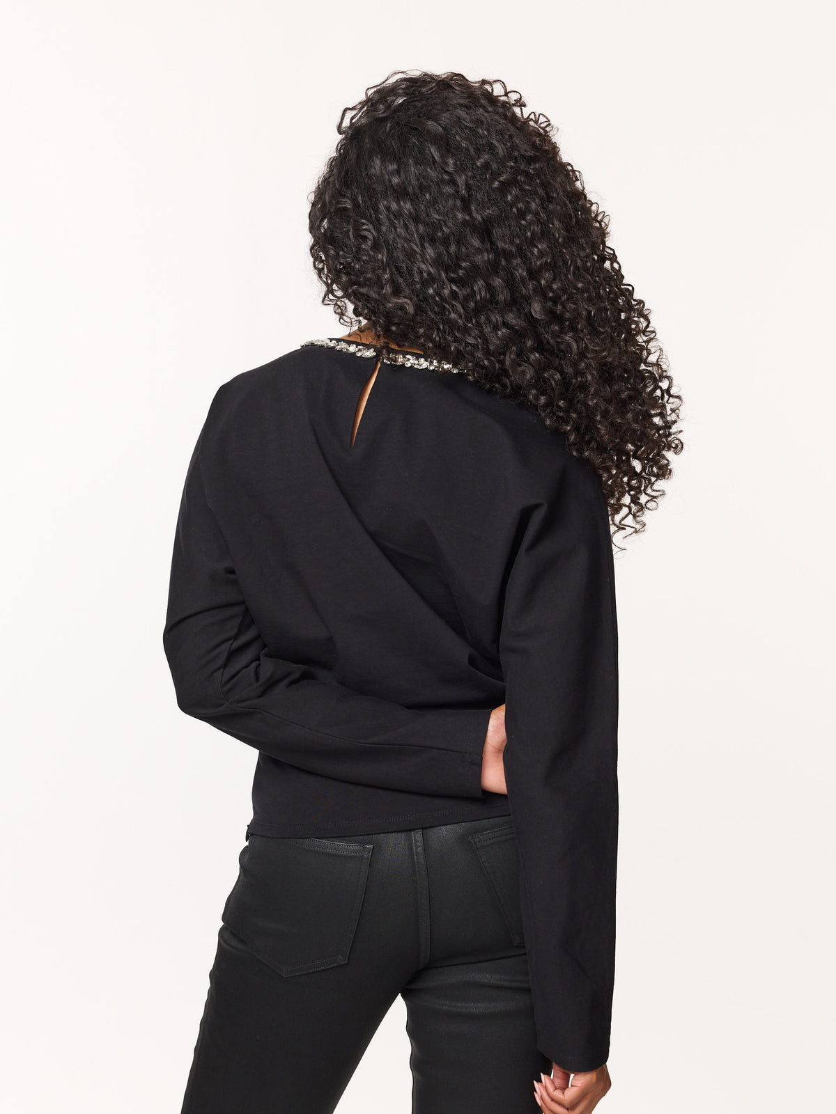 Jewel Neck Dolman Top