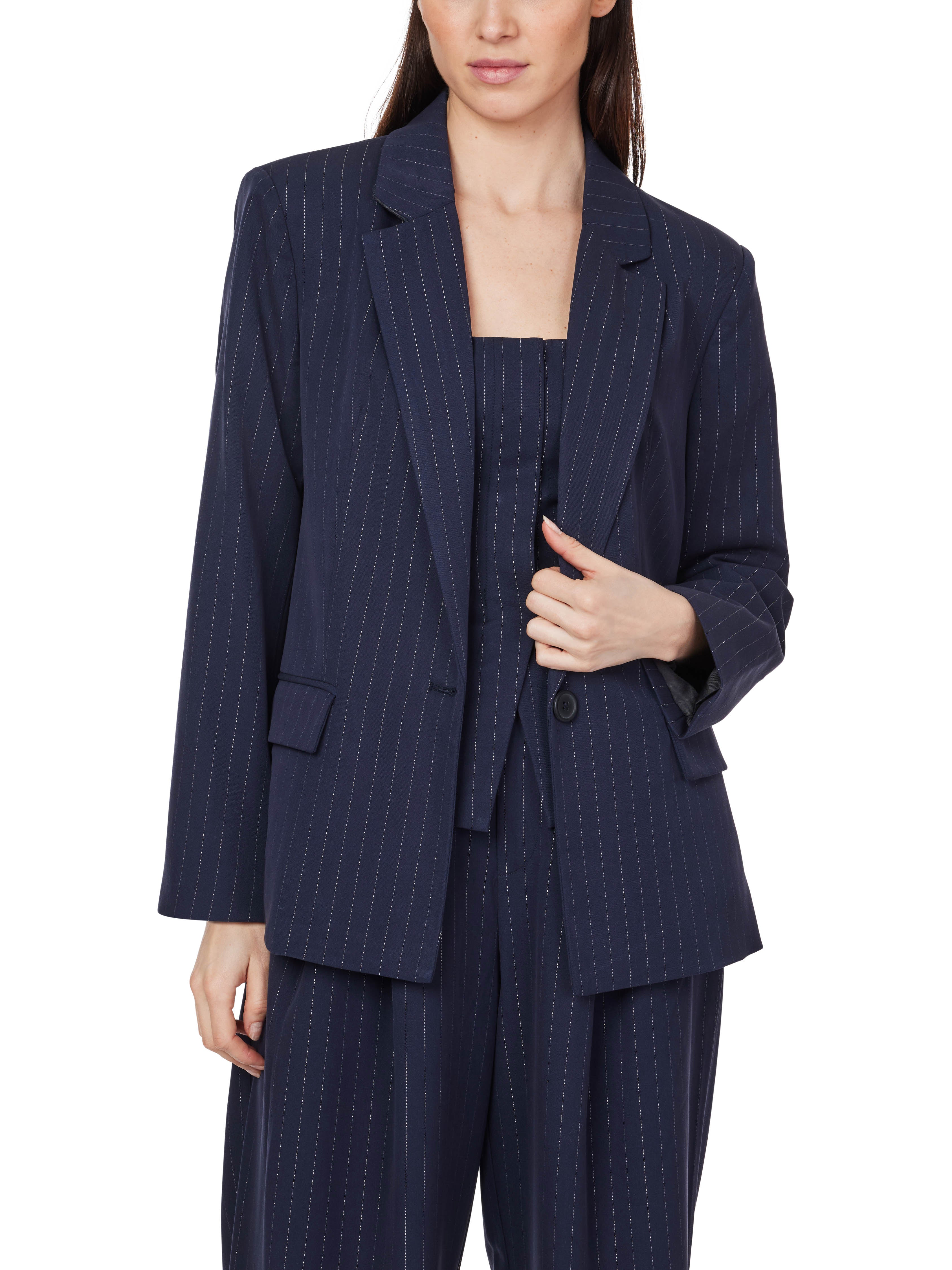 Pinstripe Blazer