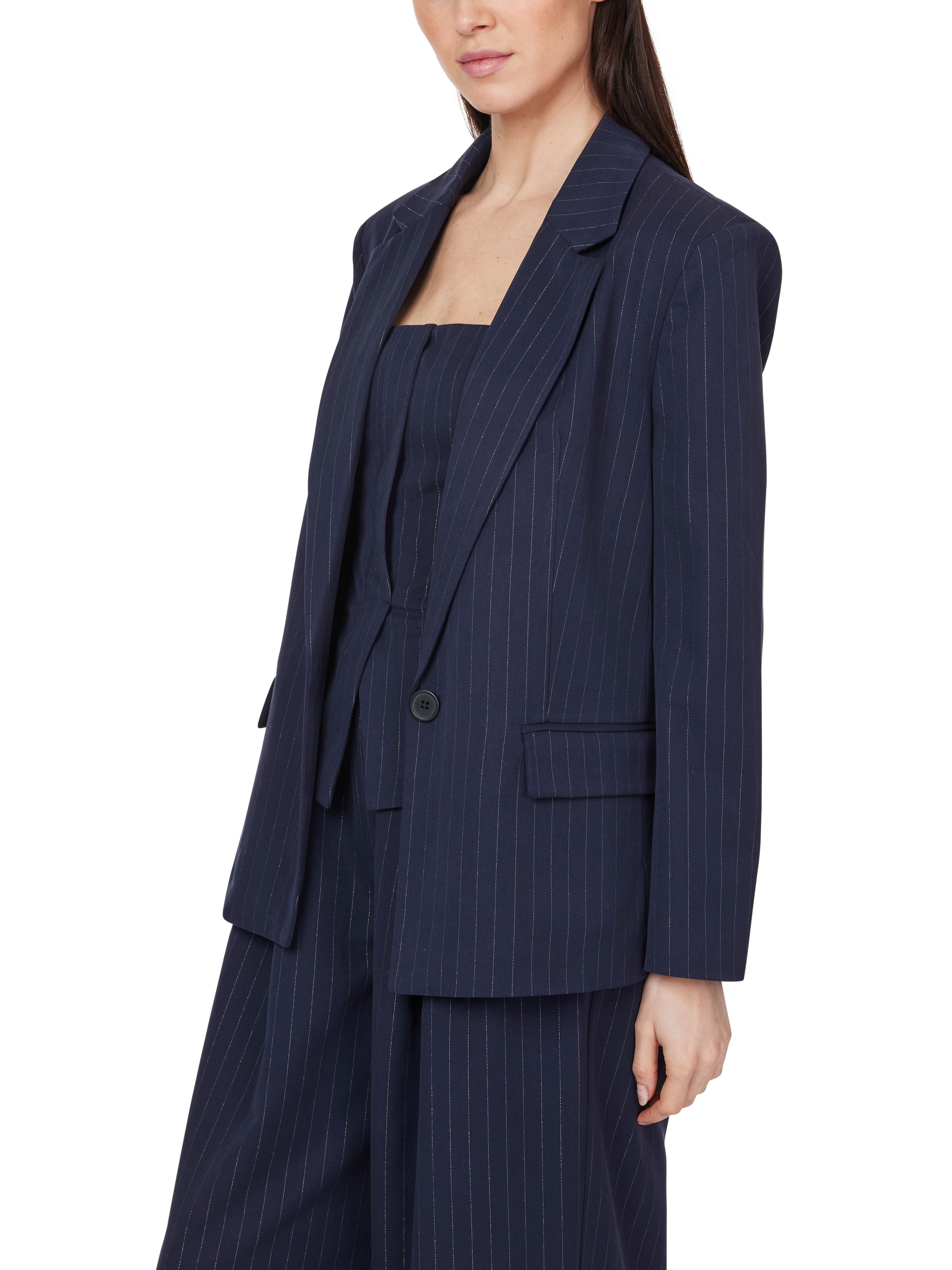 Pinstripe Blazer