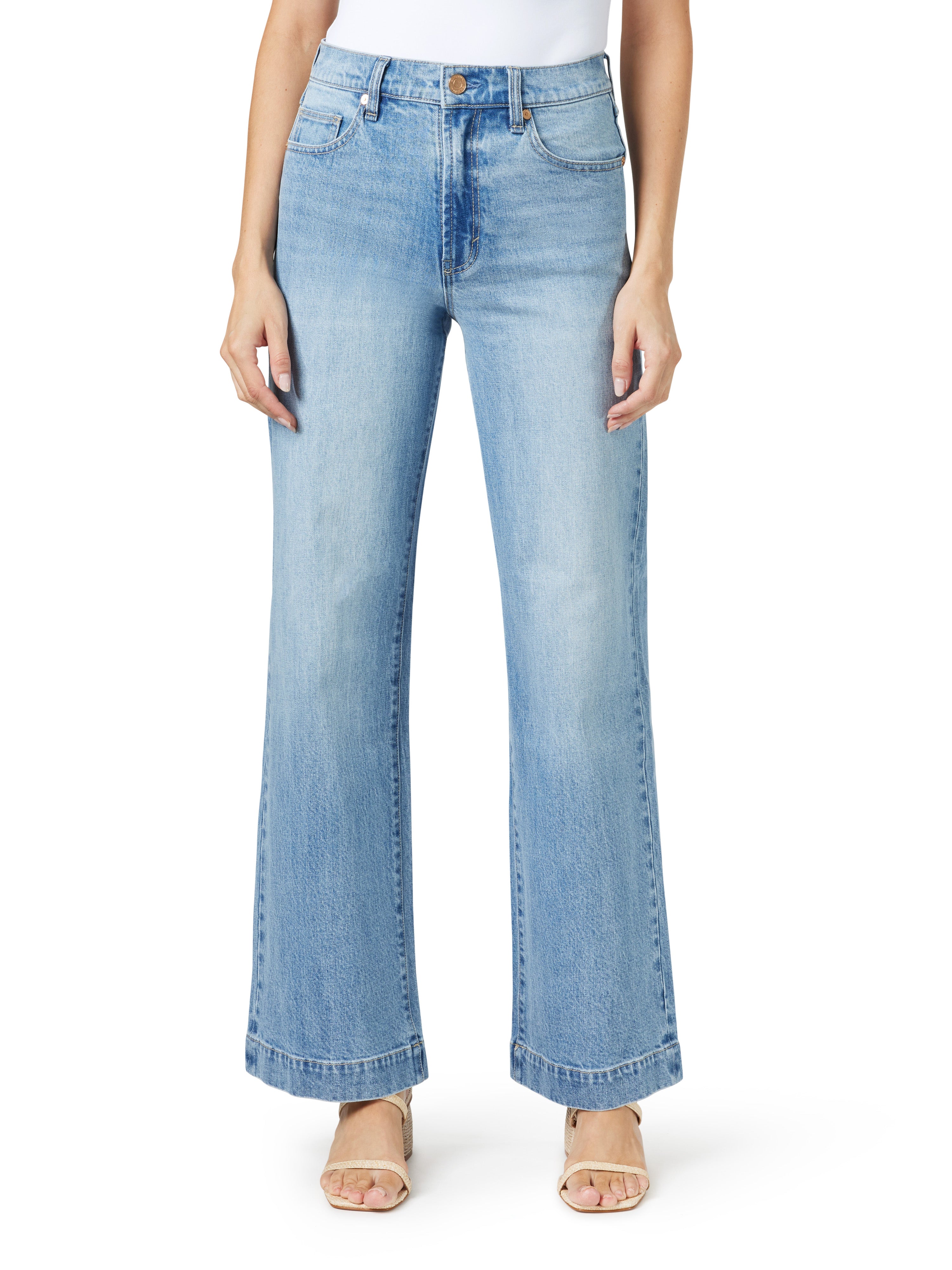 Denver High Rise Wide Leg Jeans