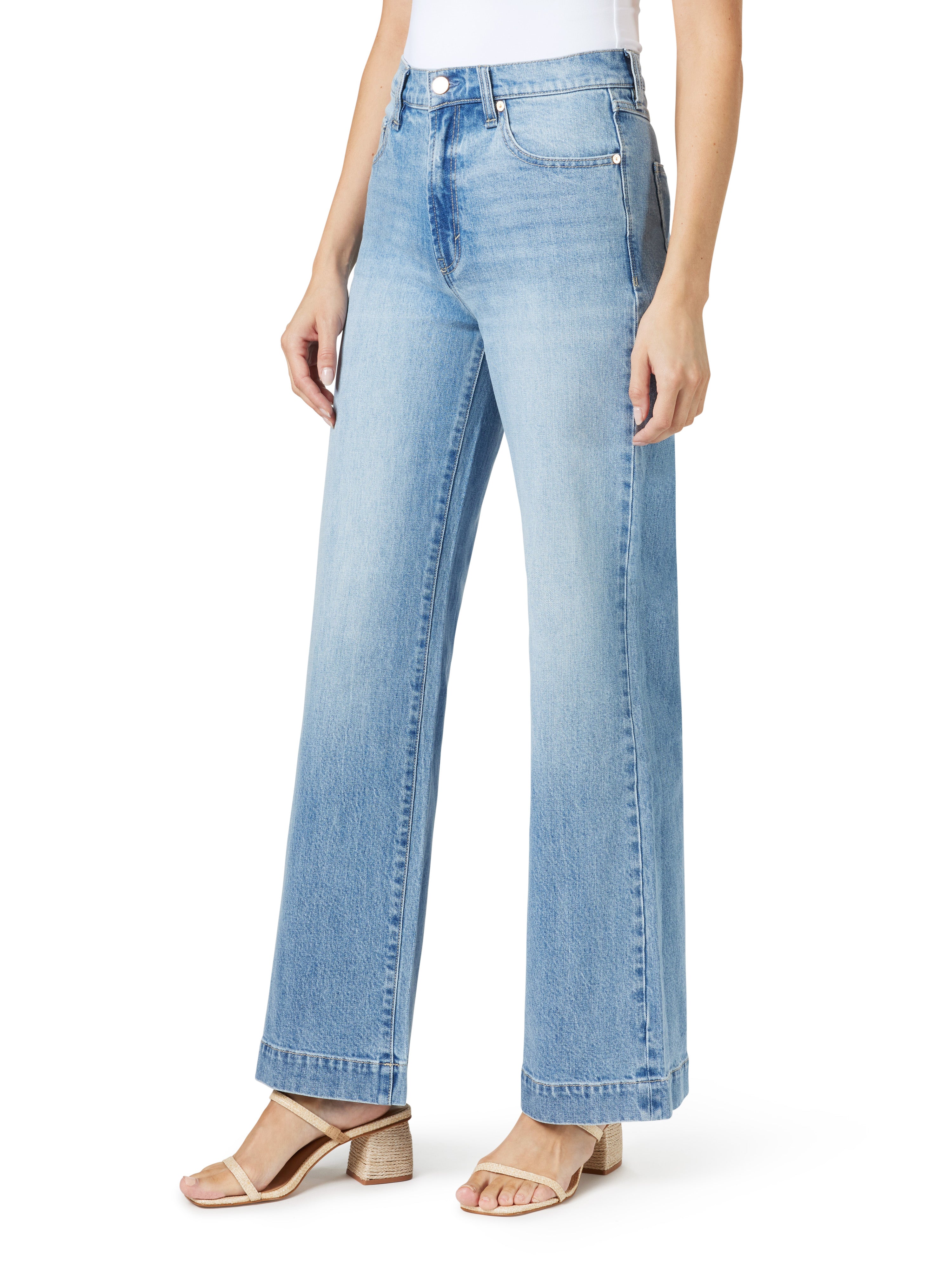 Denver High Rise Wide Leg Jeans