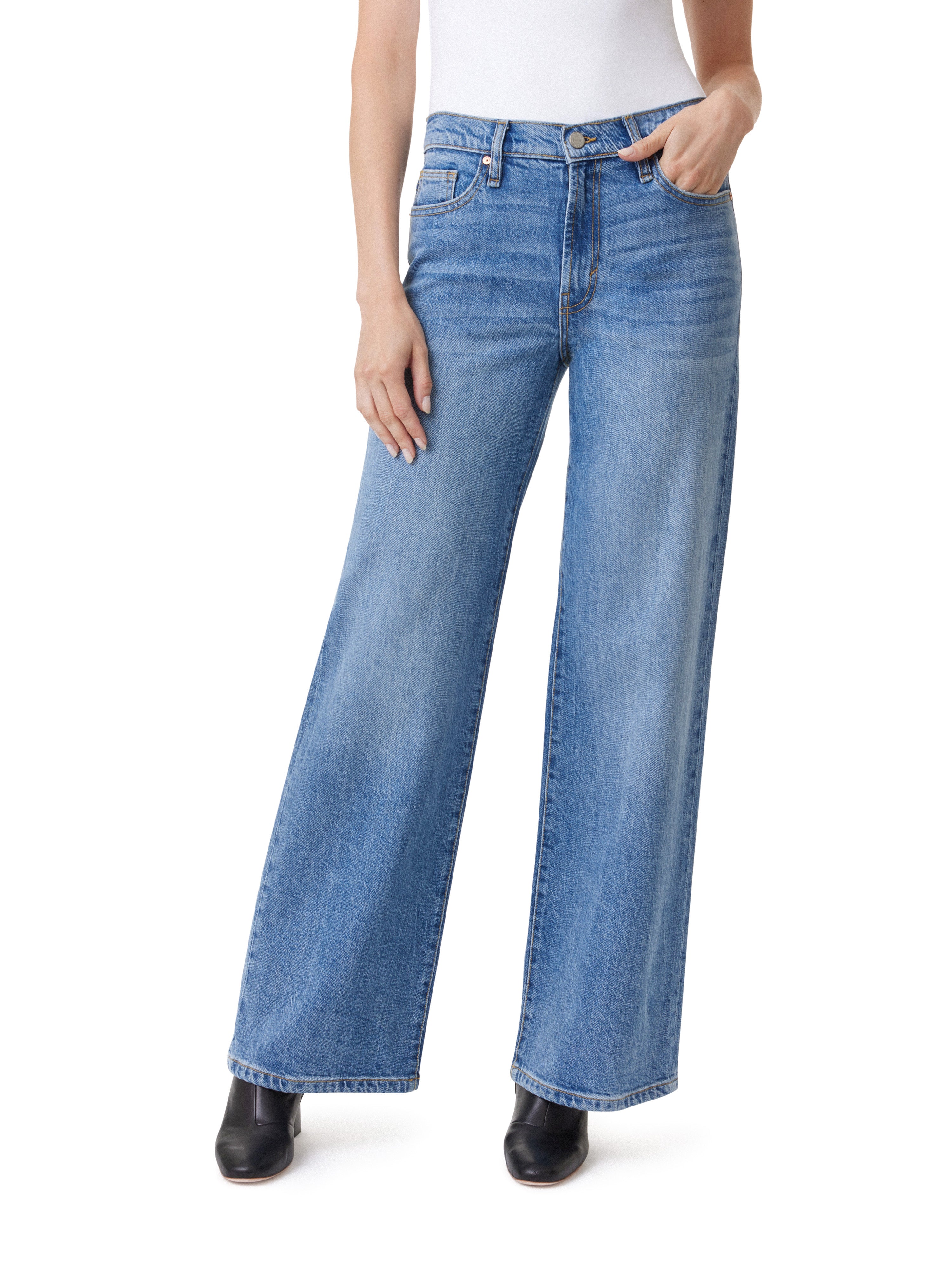 Denver High Rise Wide Leg Jeans