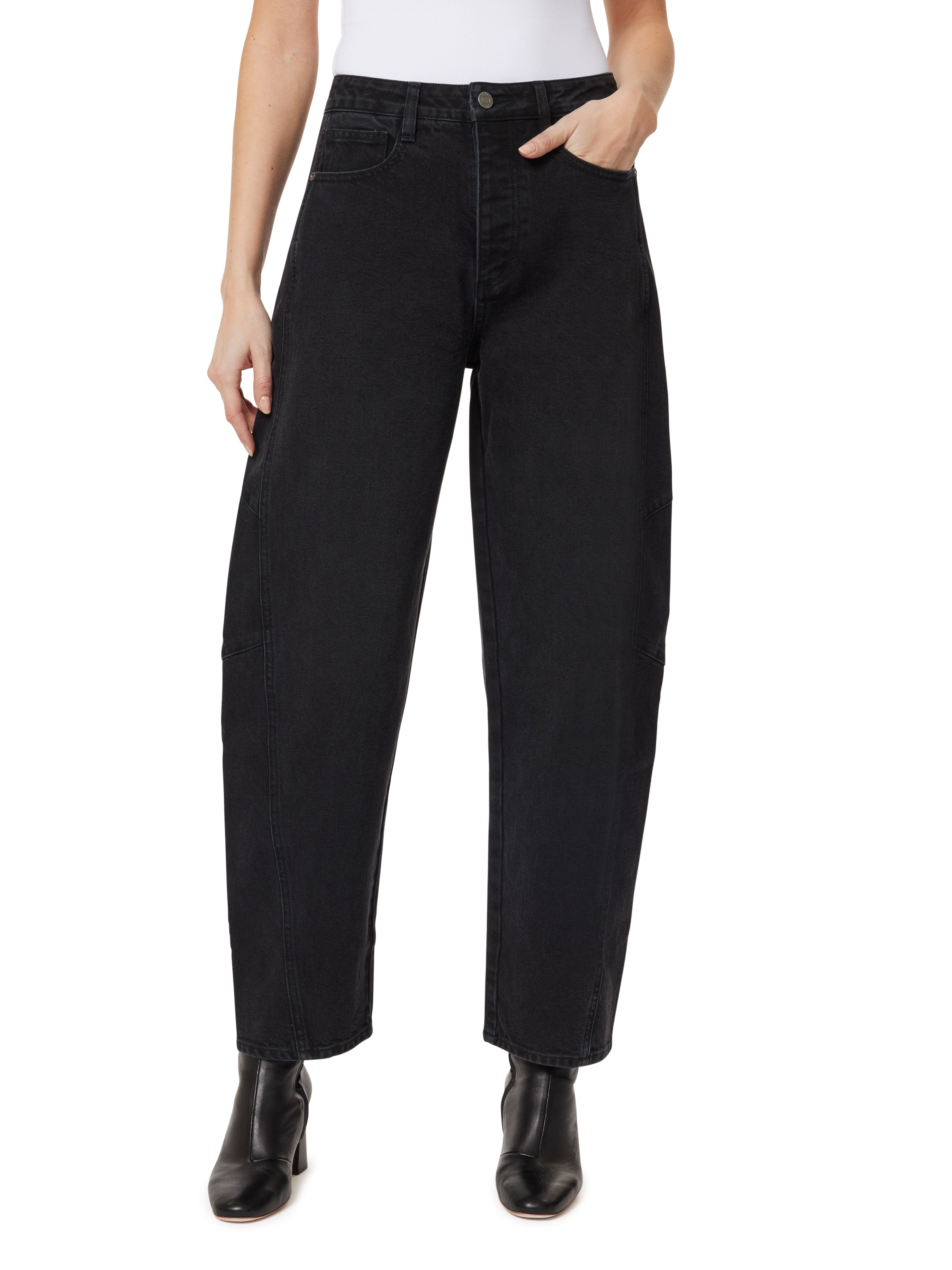 Evie Cropped Barrel Jeans