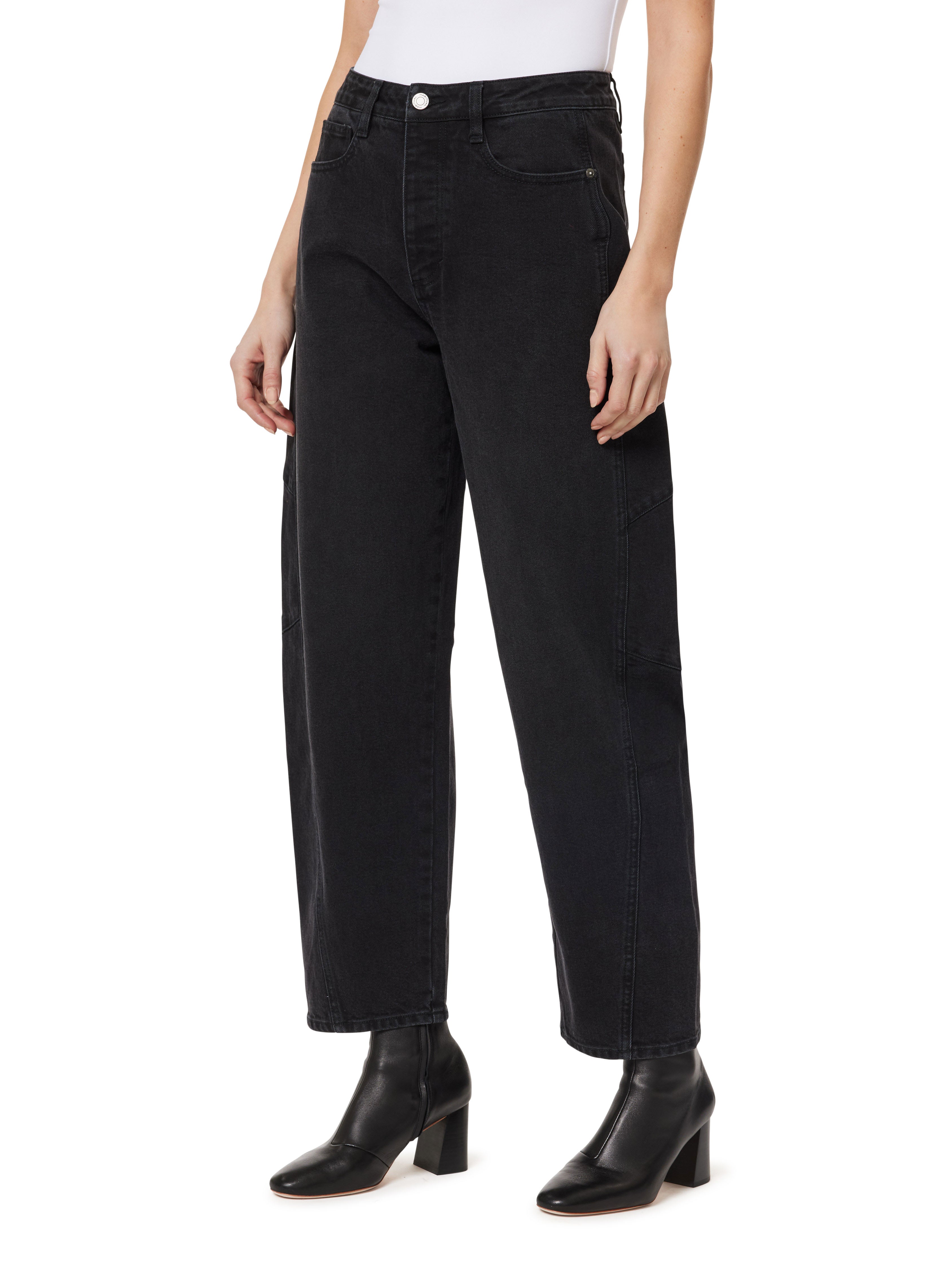 Evie Cropped Barrel Jeans