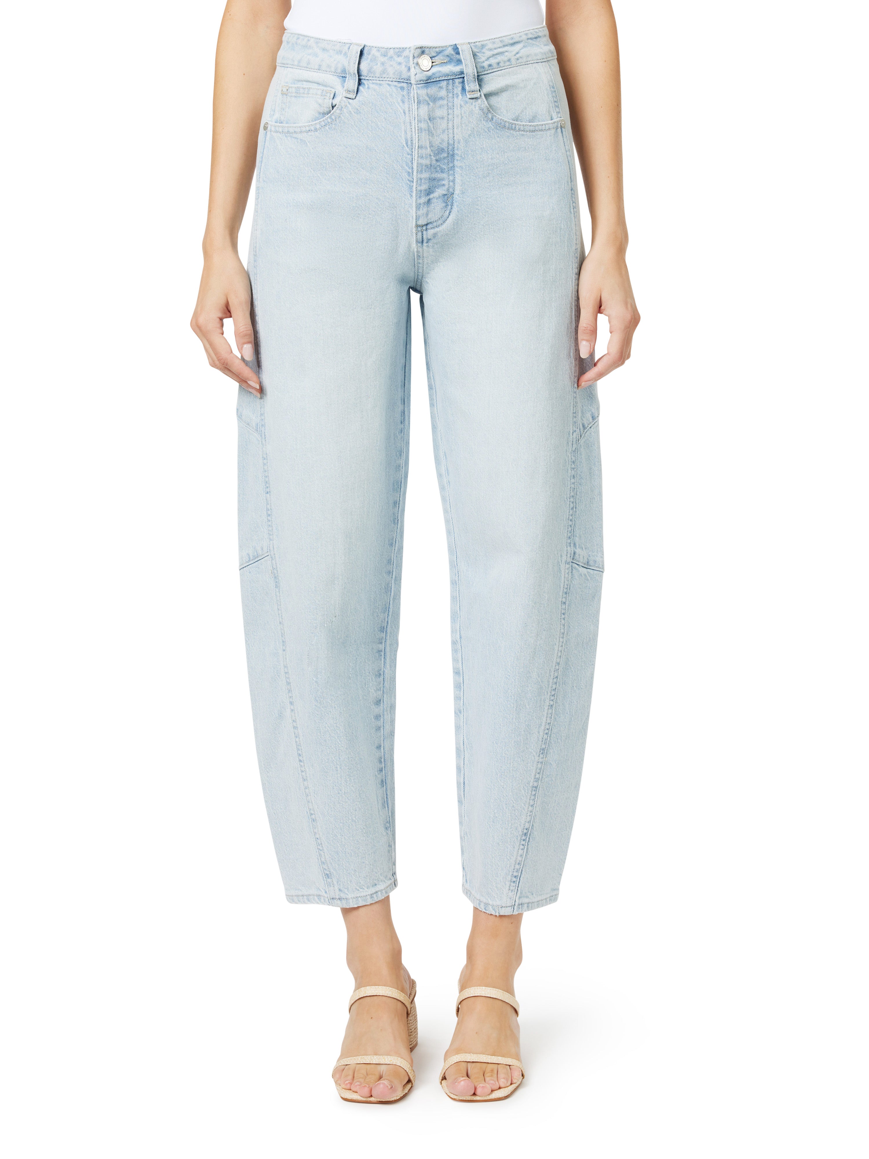 Evie Cropped Barrel Jeans