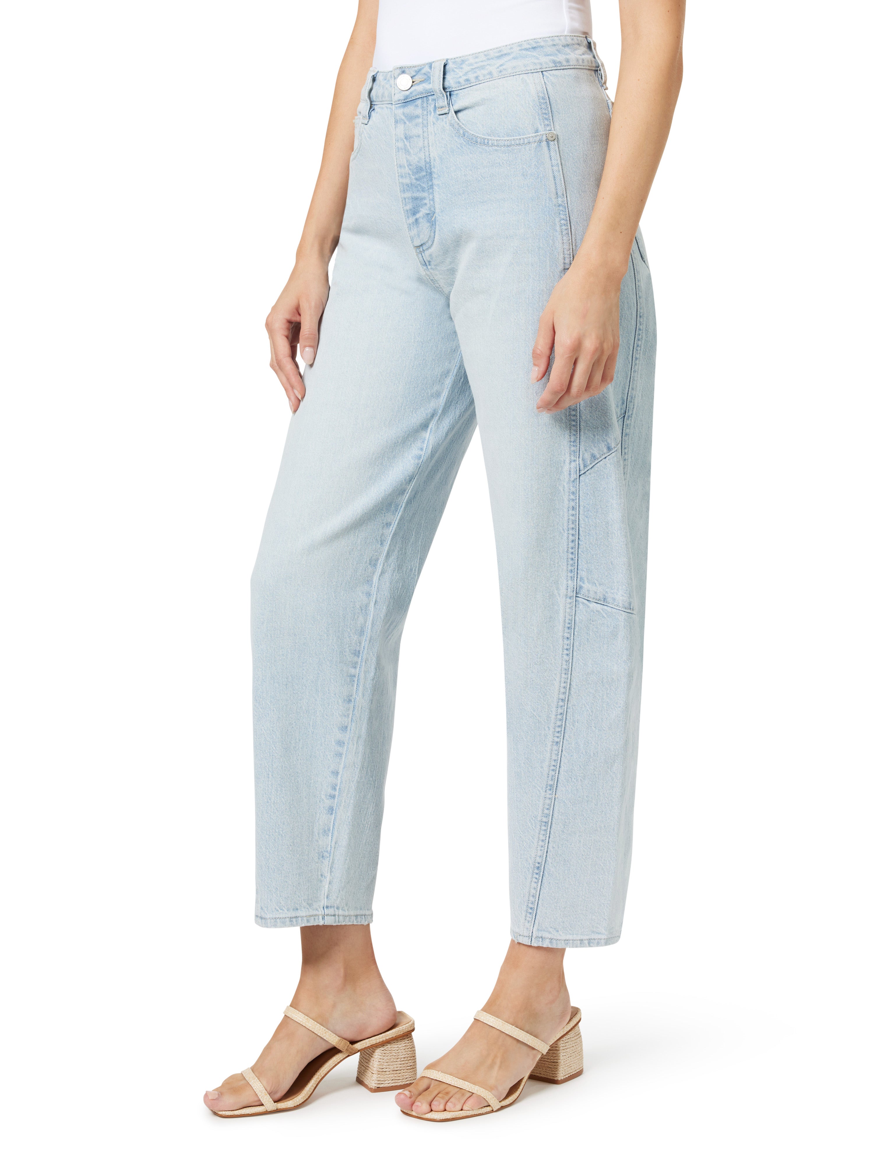 Evie Cropped Barrel Jeans