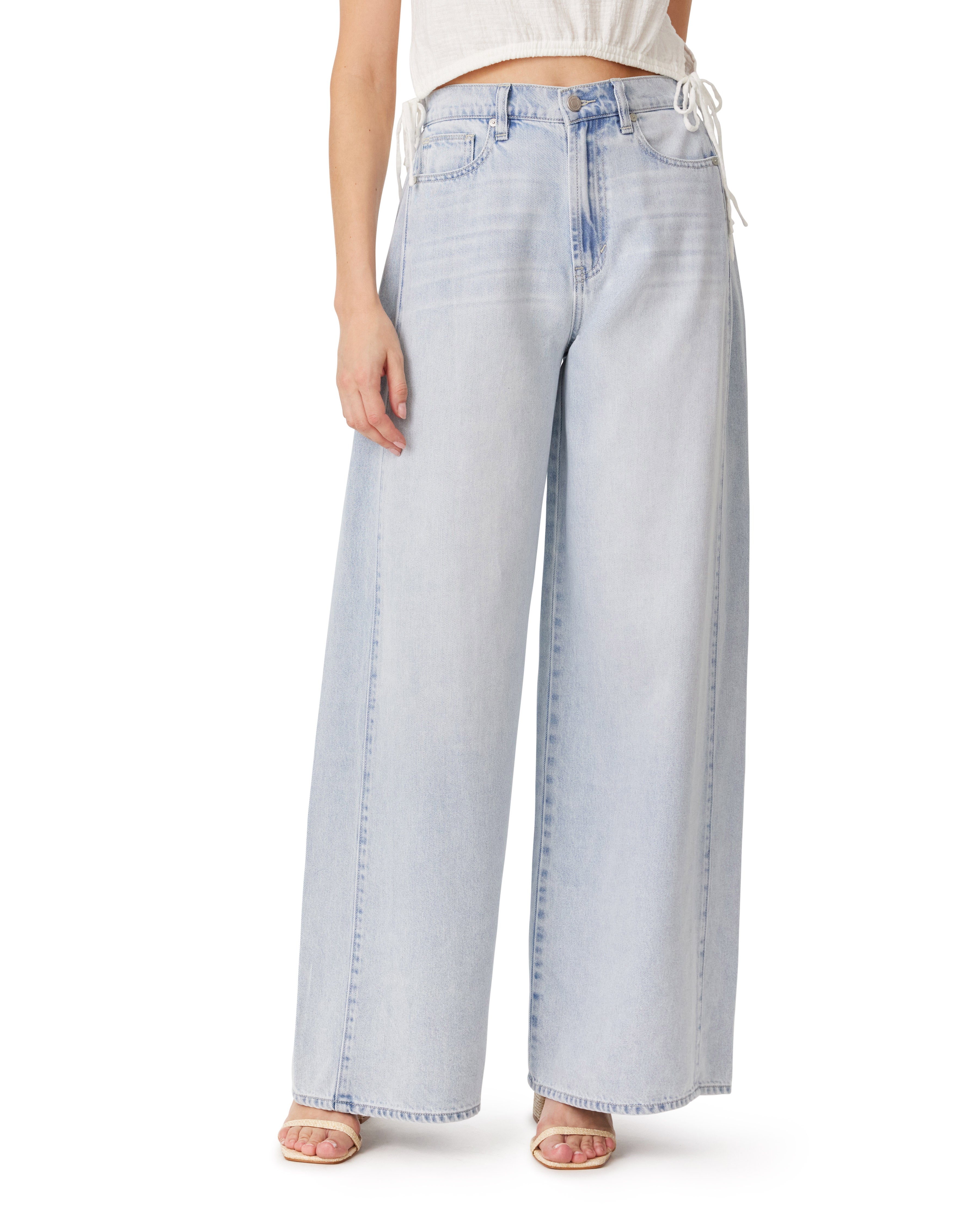 Drapey Low Slung Wide Leg