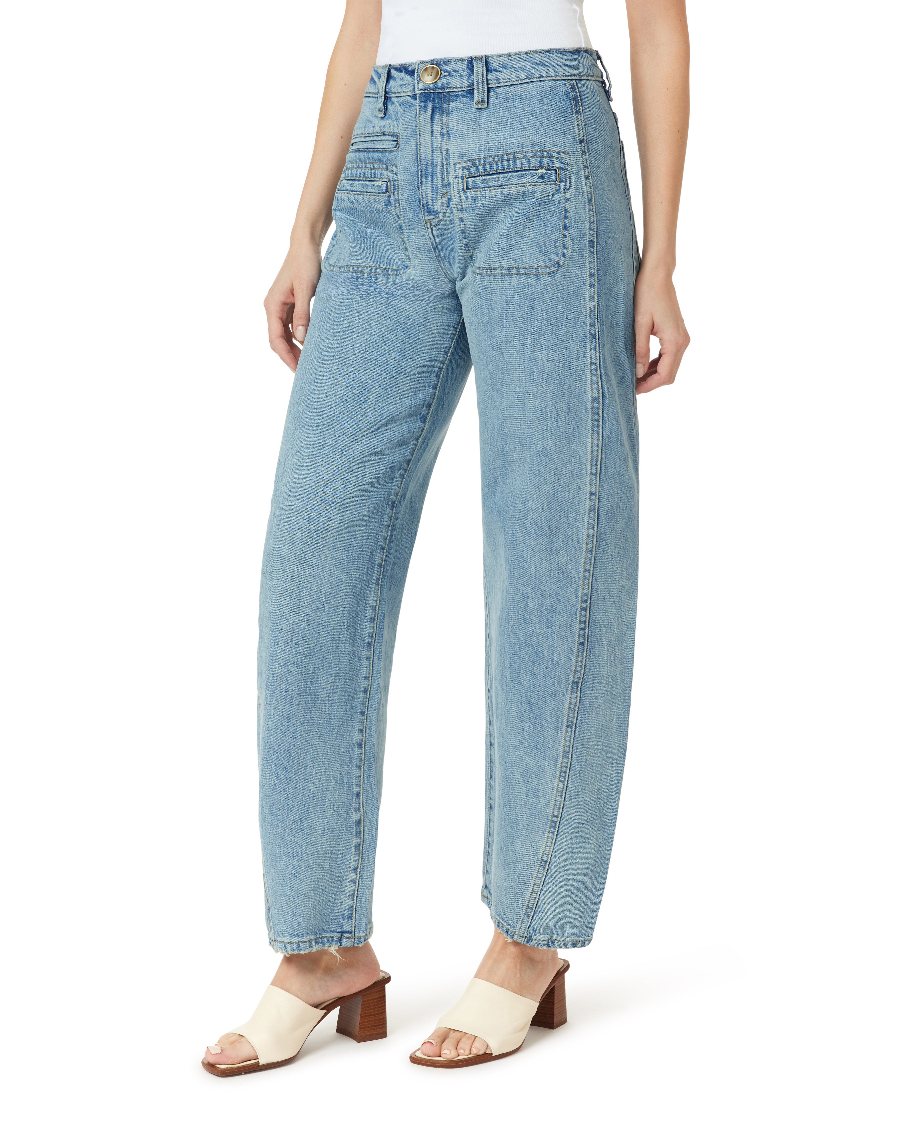 Evie Long Patch Pocket Barrel