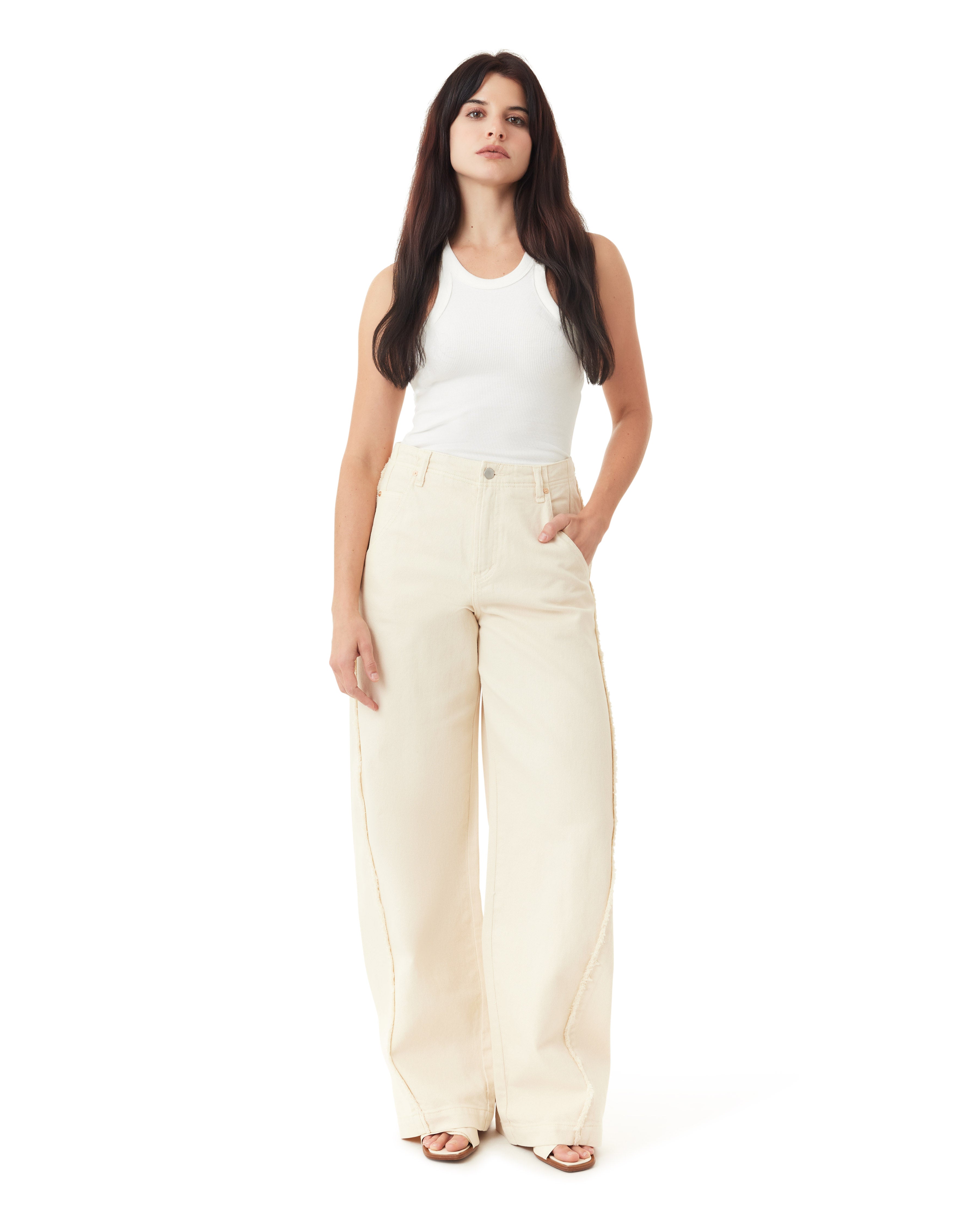 Aiden Frayed Relaxed Barrel