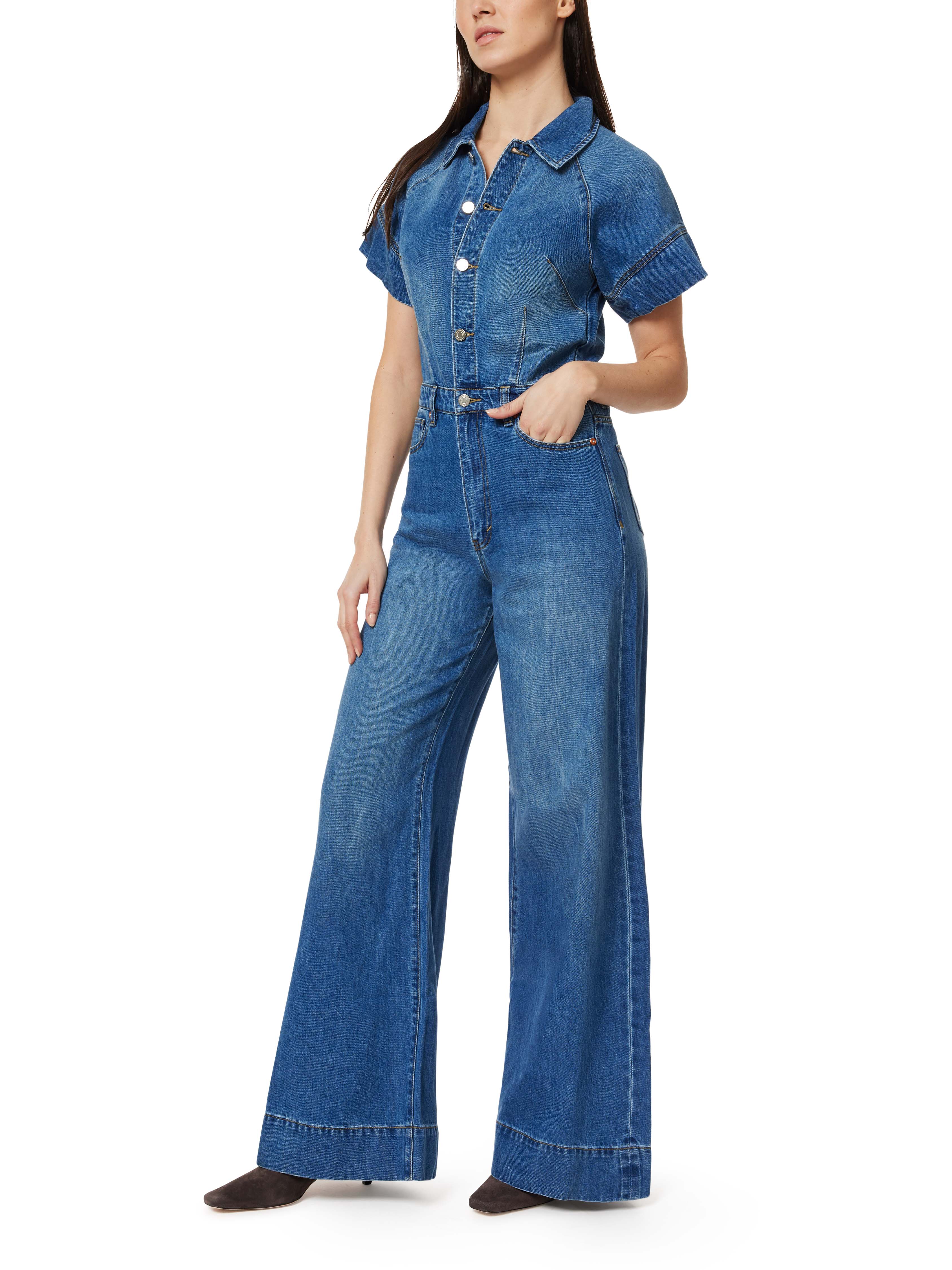 Relaxed Flare Jumpsuit