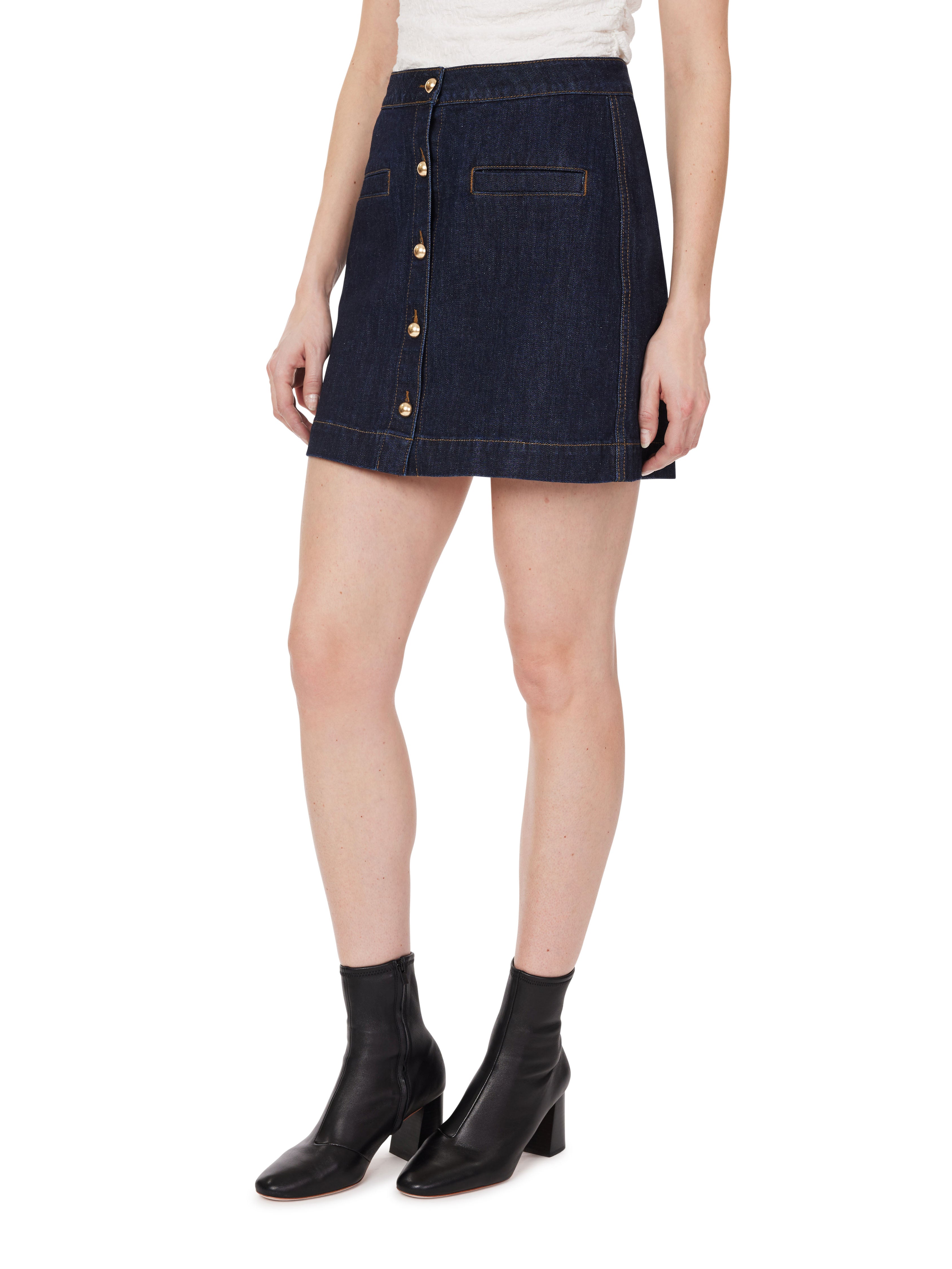 Studded Mini Skirt