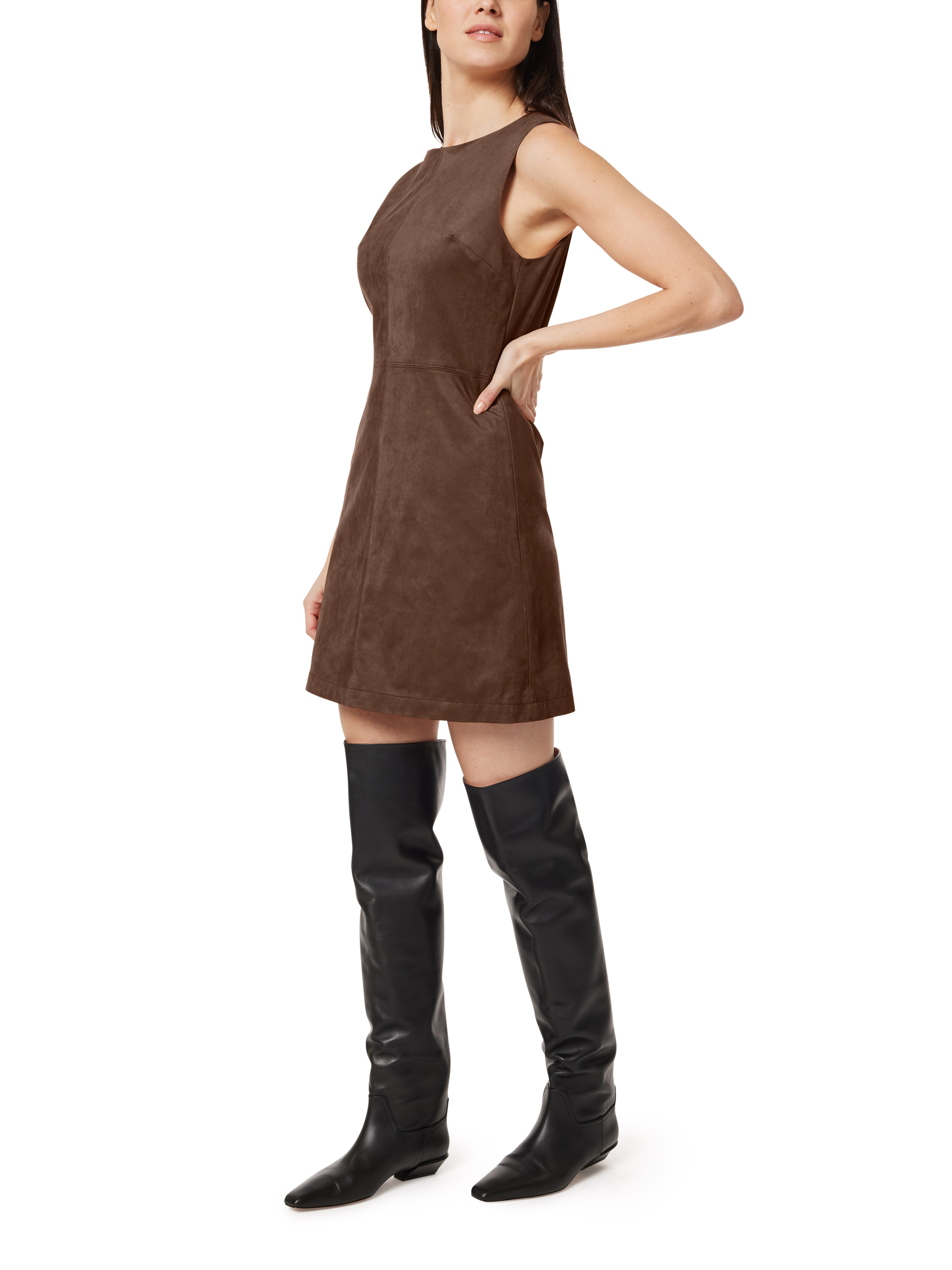 Suede Shift Dress