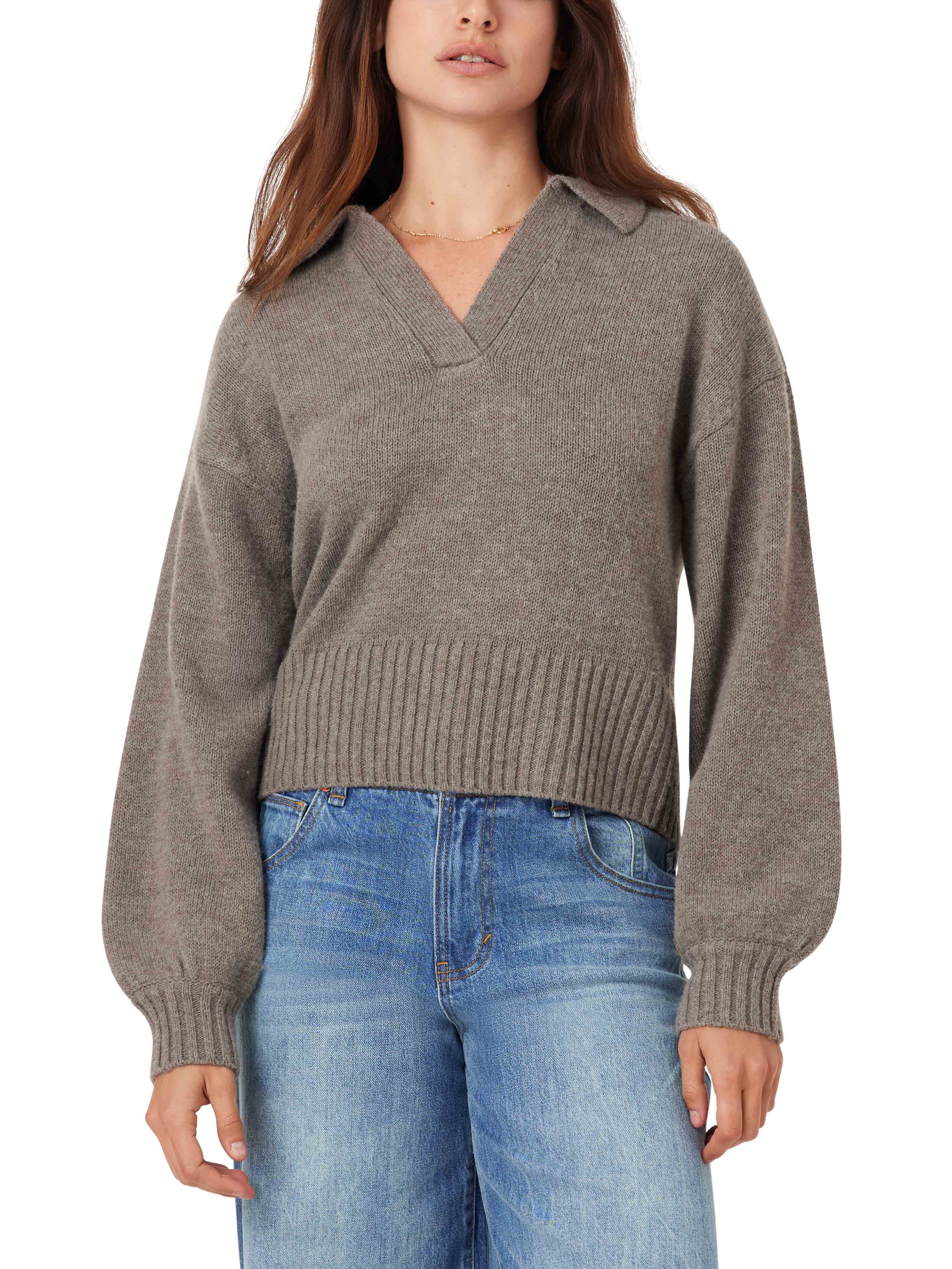 Collared Long Sleeve Sweater