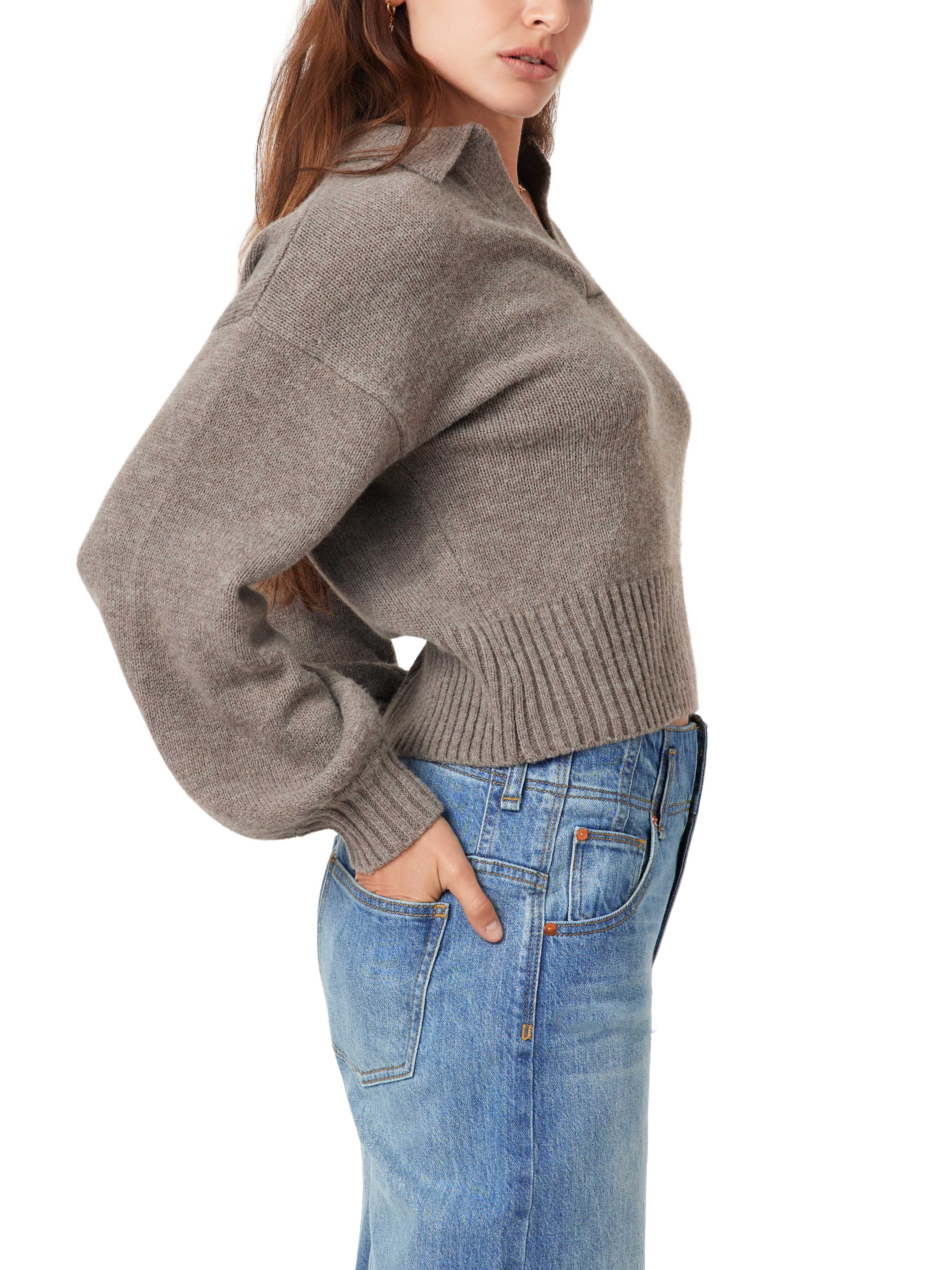 Collared Long Sleeve Sweater