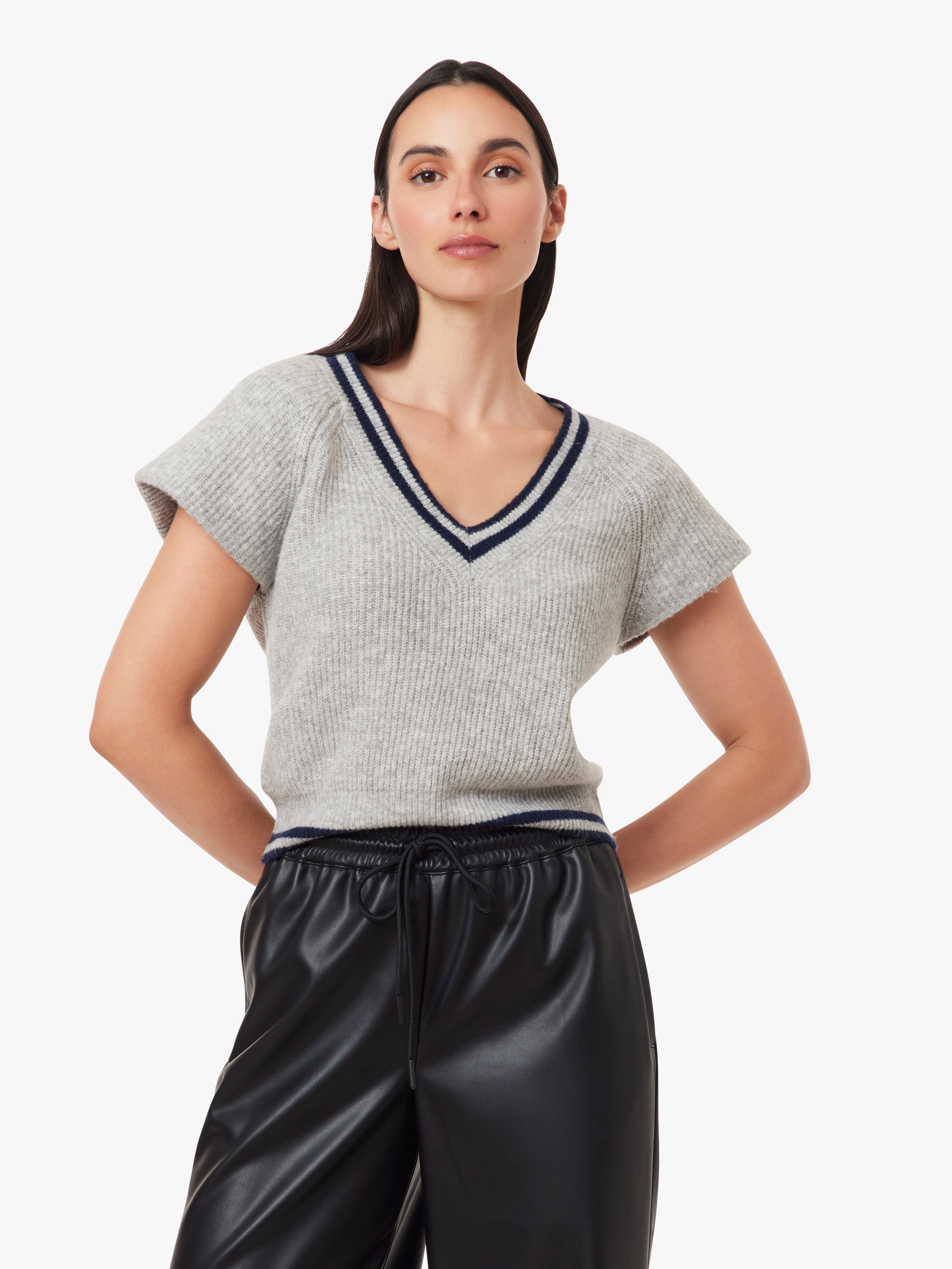 Ribbed Sweater Vest