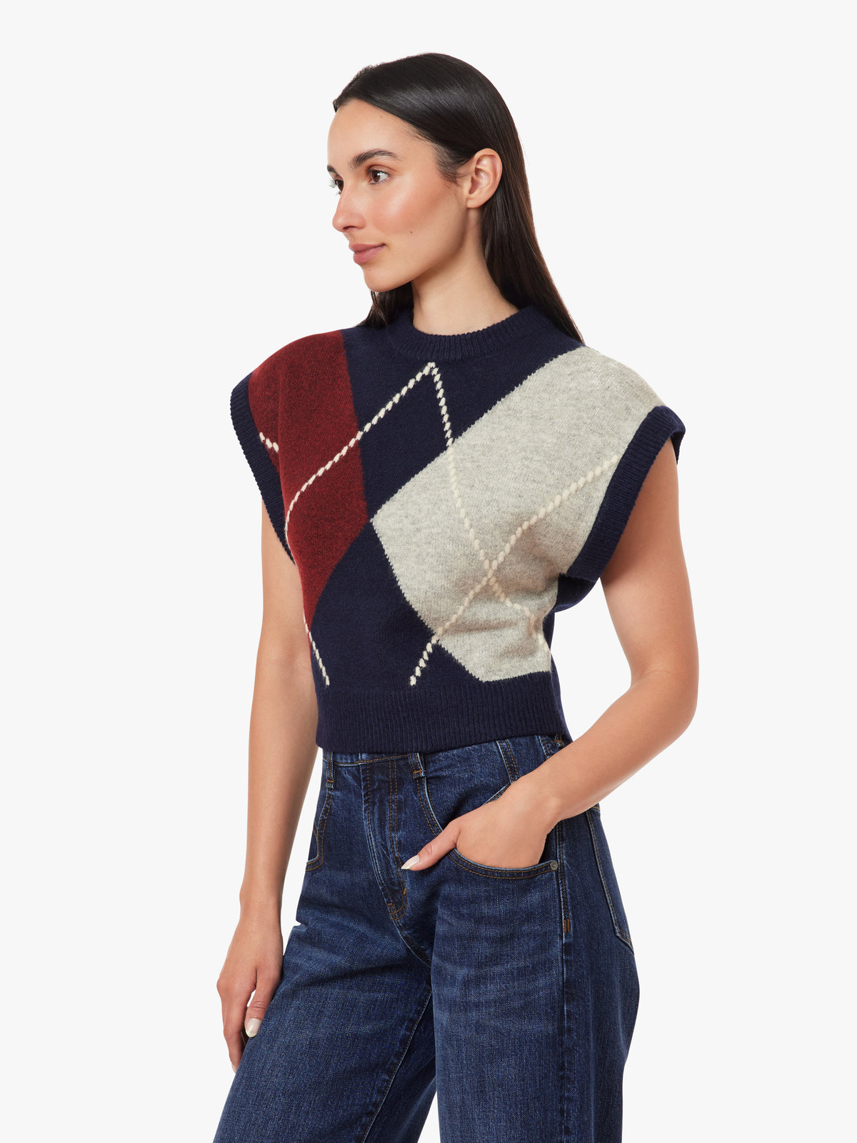 Herringbone Sweater Vest