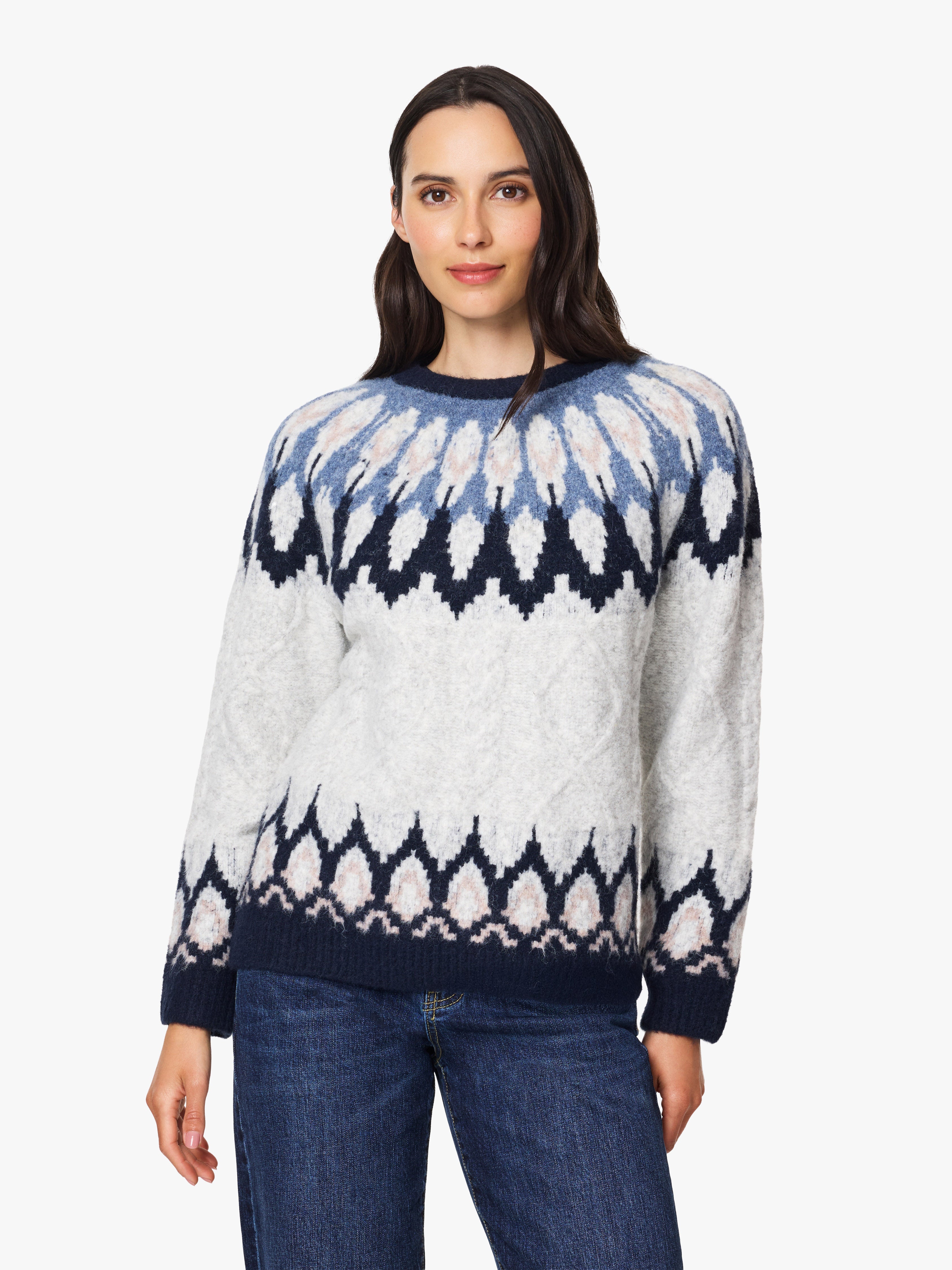 Fairisle & Cable Sweater