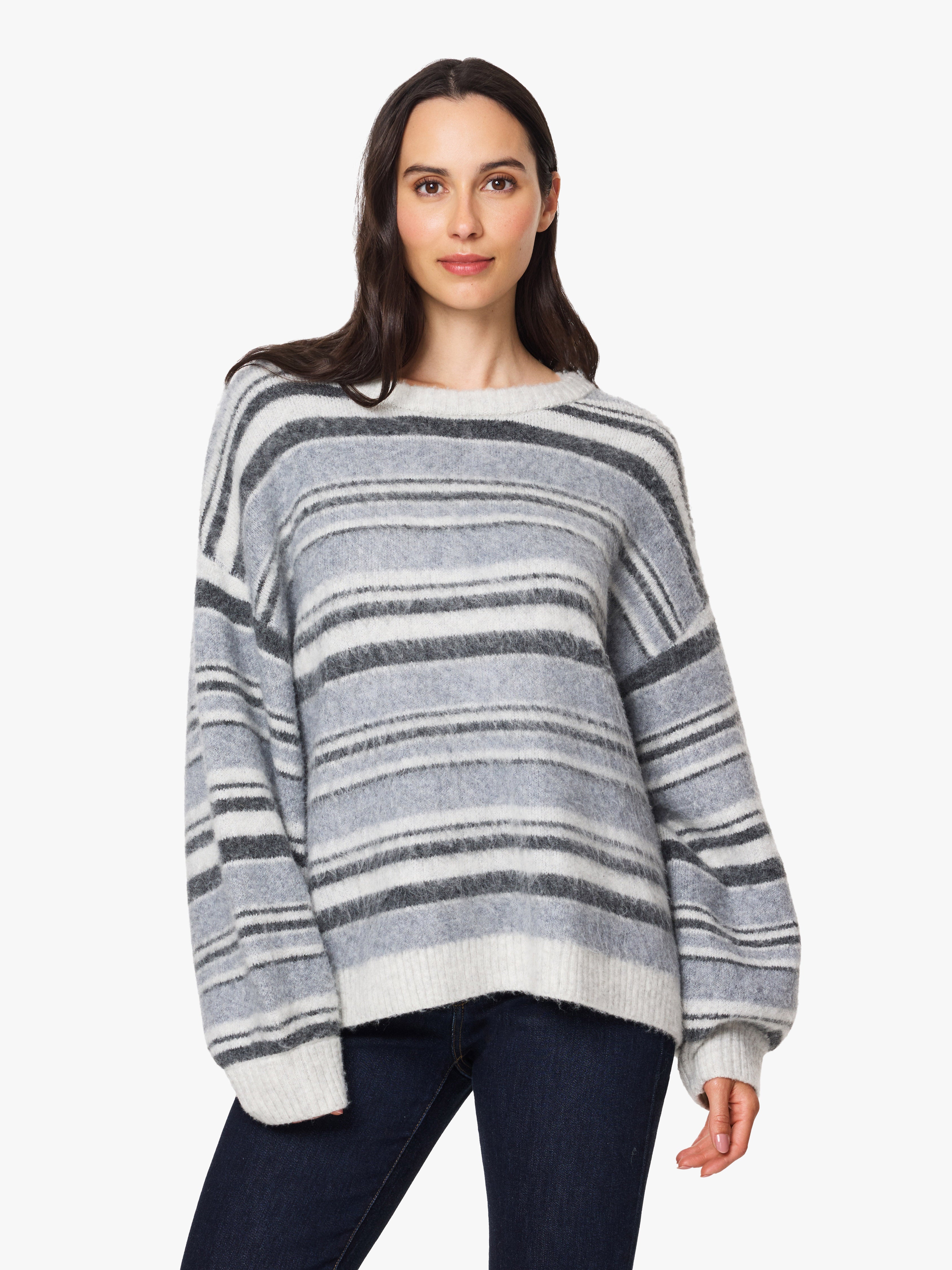 Stripe Birdseye Back Jacquard