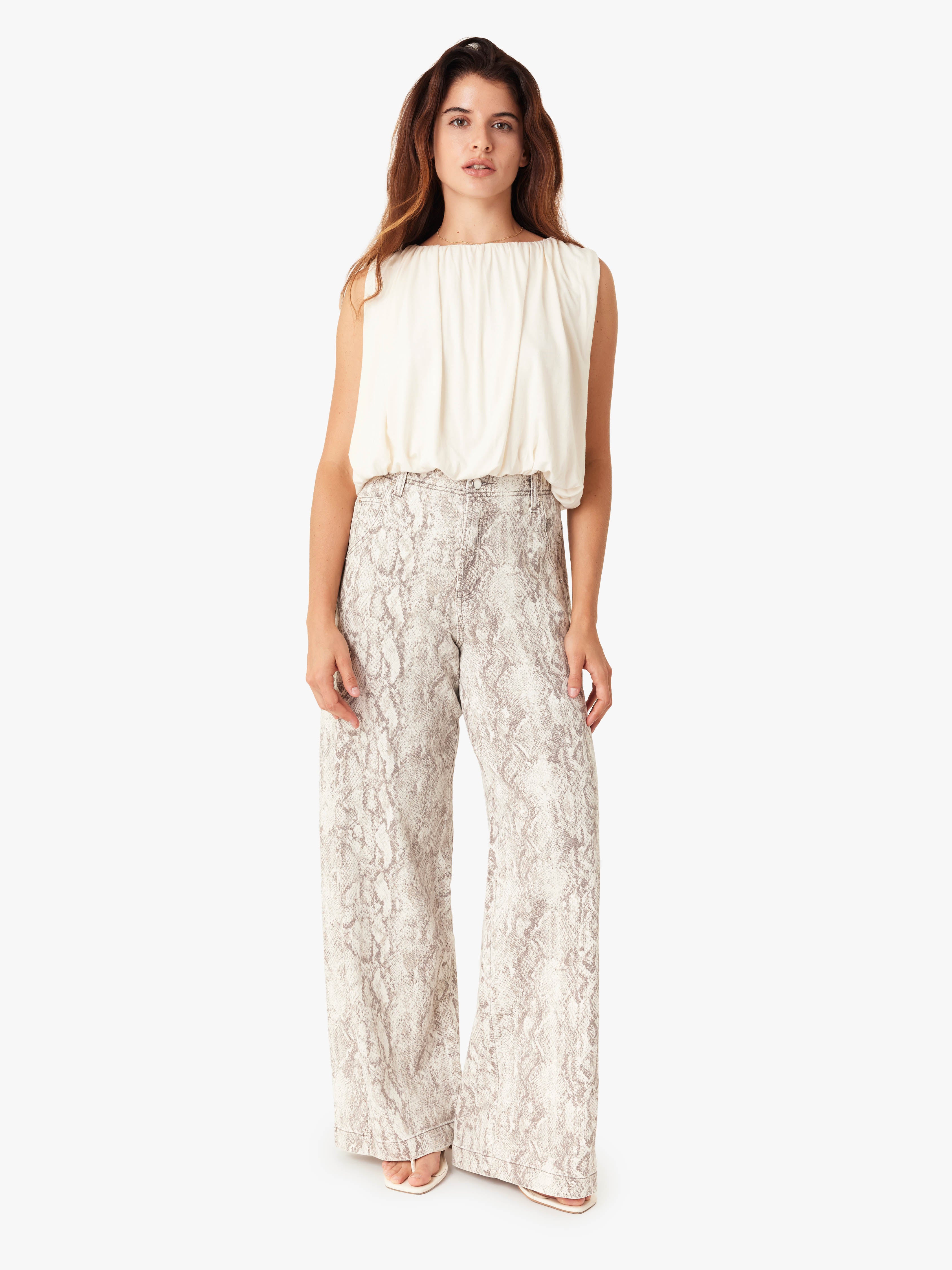 Aiden Snakeskin Relaxed Barrel