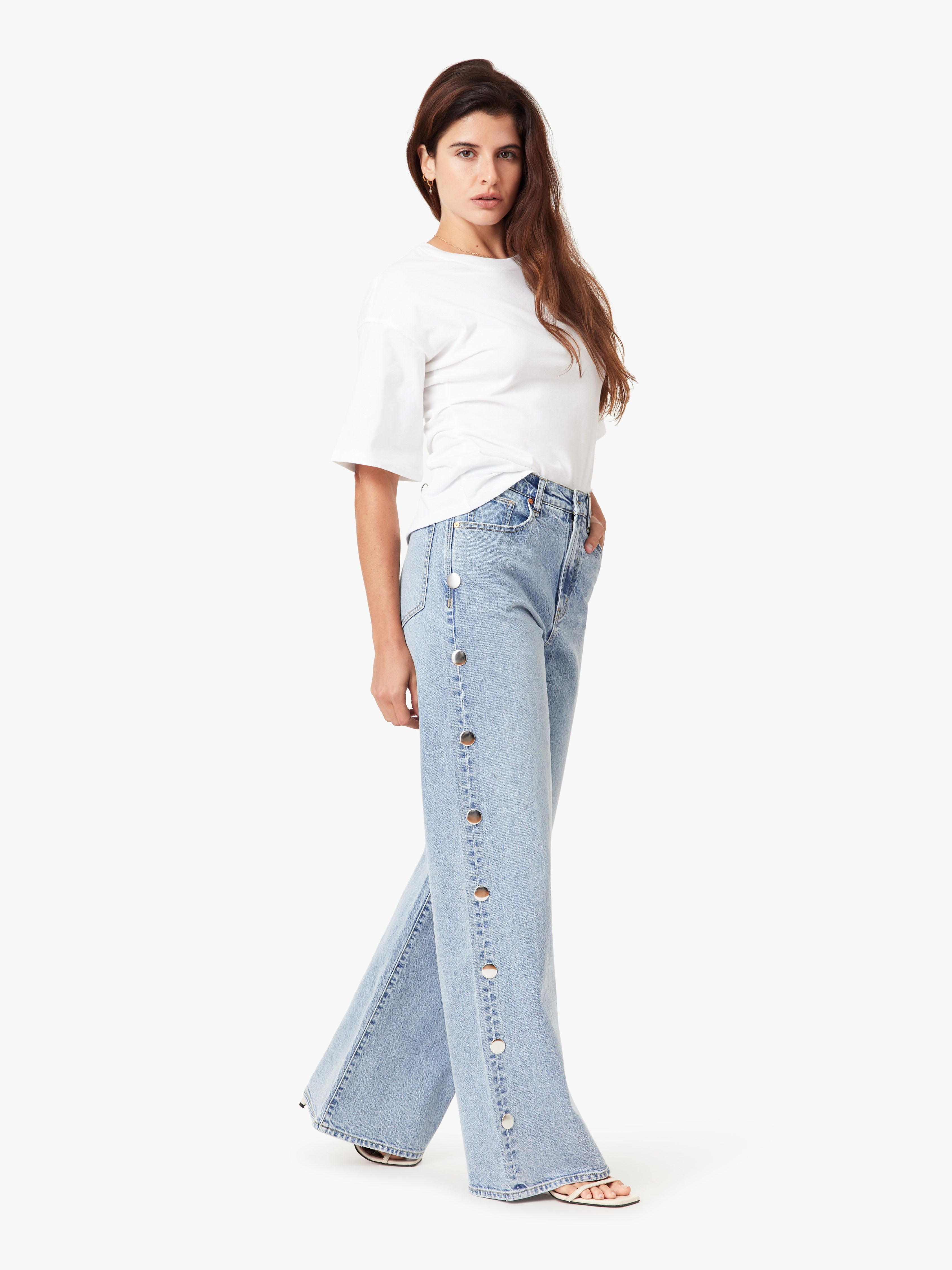 Gemma Studded Wide Leg Slouch
