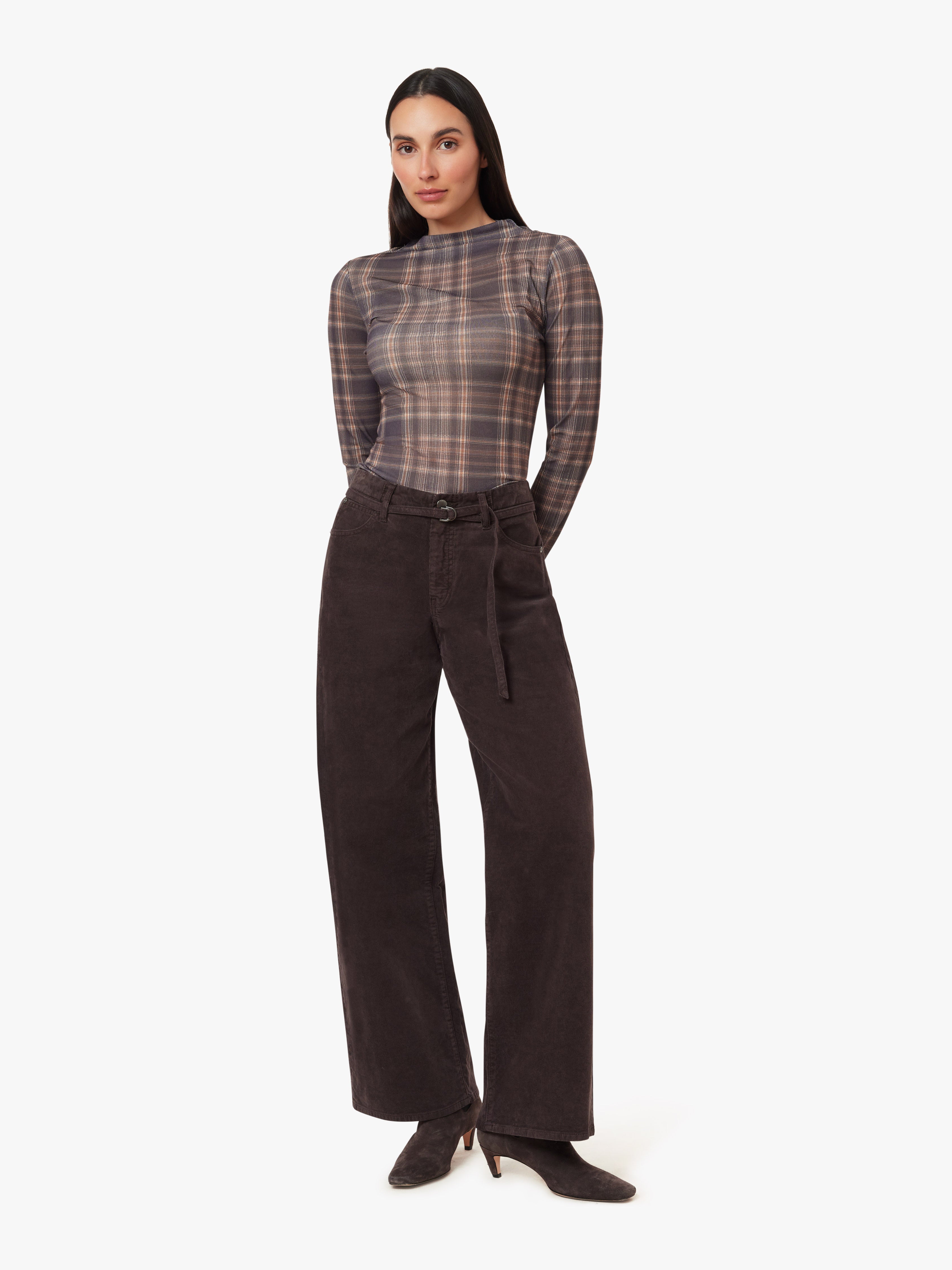 Brynn Corduroy Self Tie Wide Leg