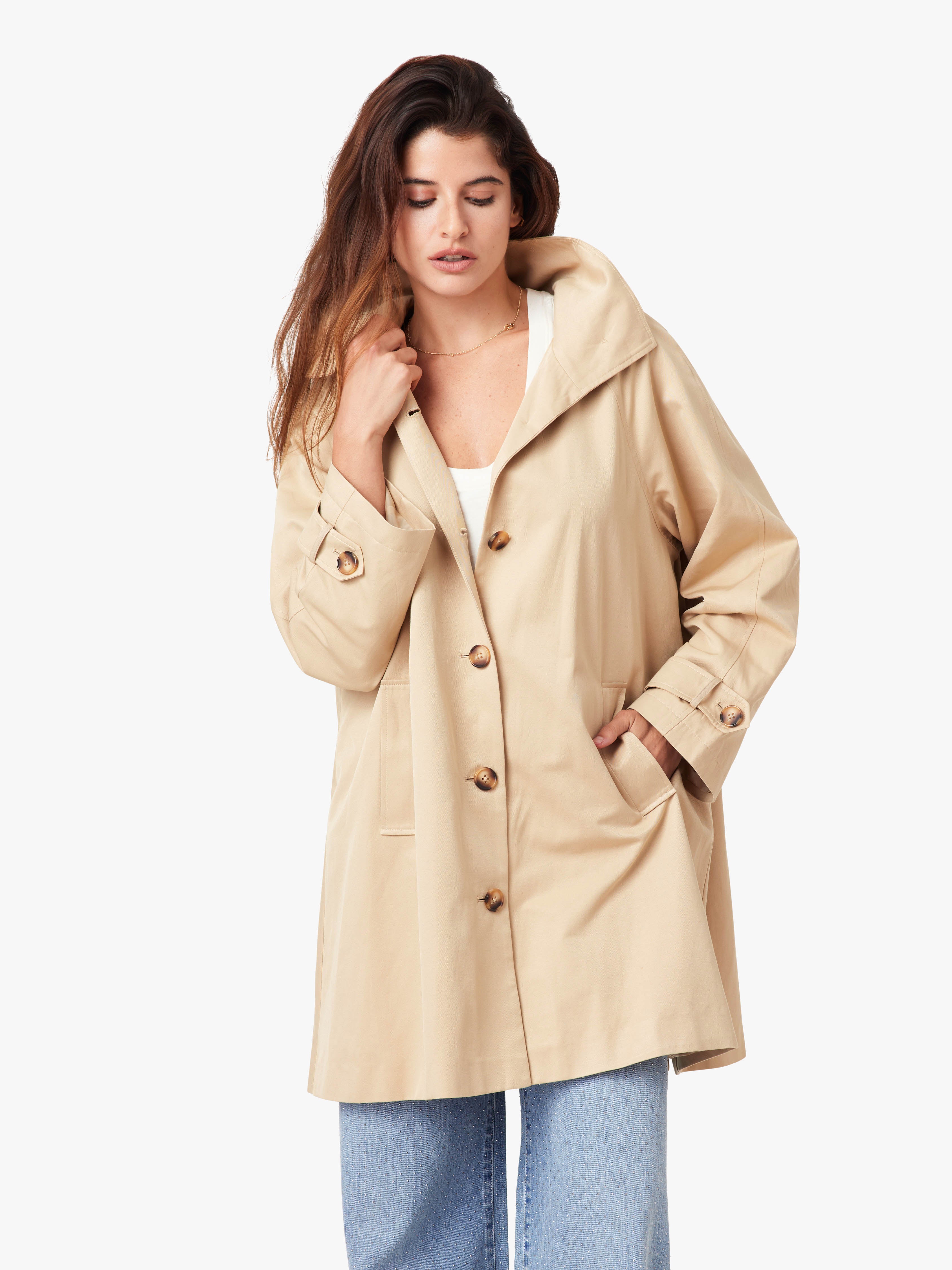 ジャケット・アウター 11747391 jacket high neck trench jacket High Neck Trench Coat