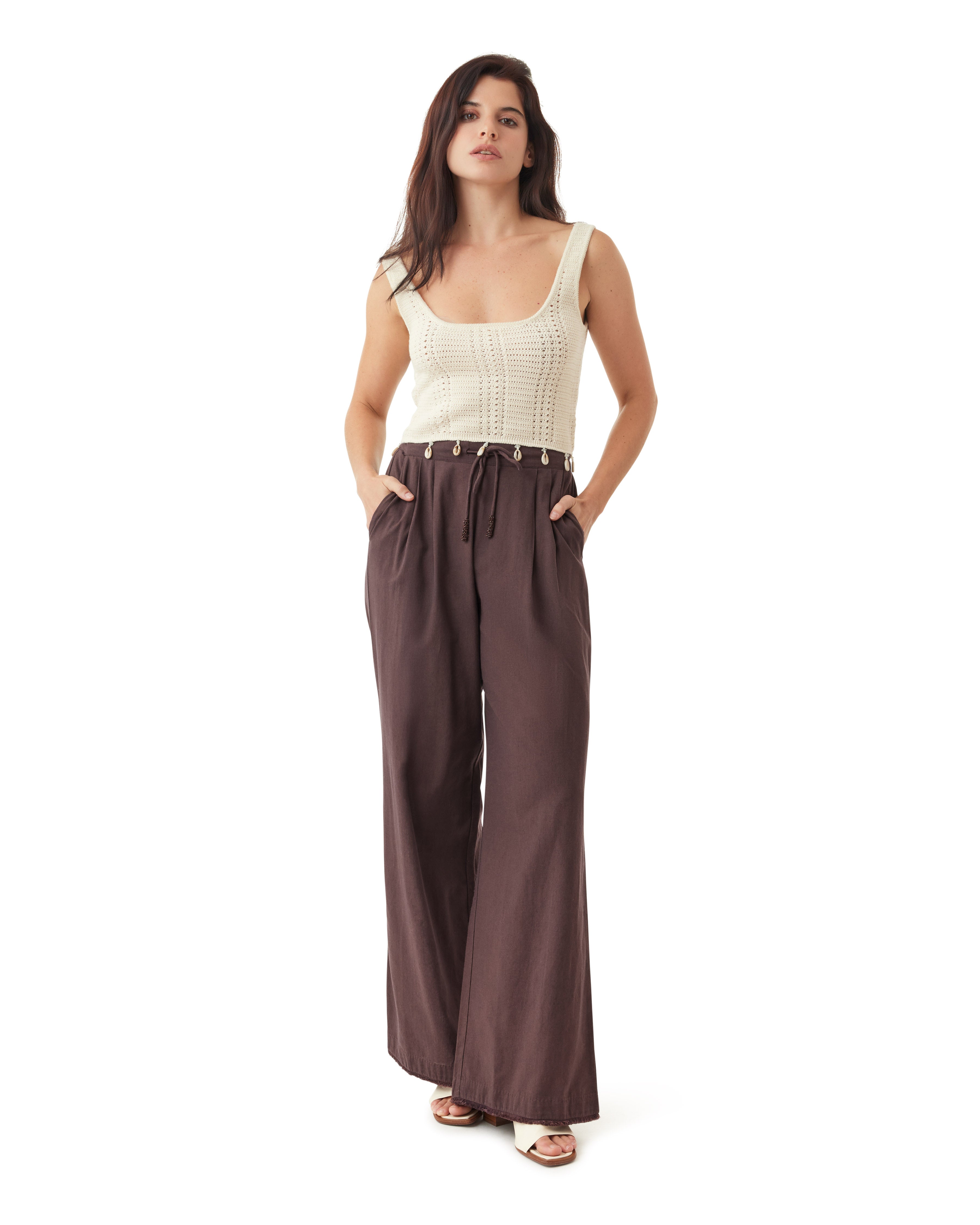 Pull On Wide Leg Pant