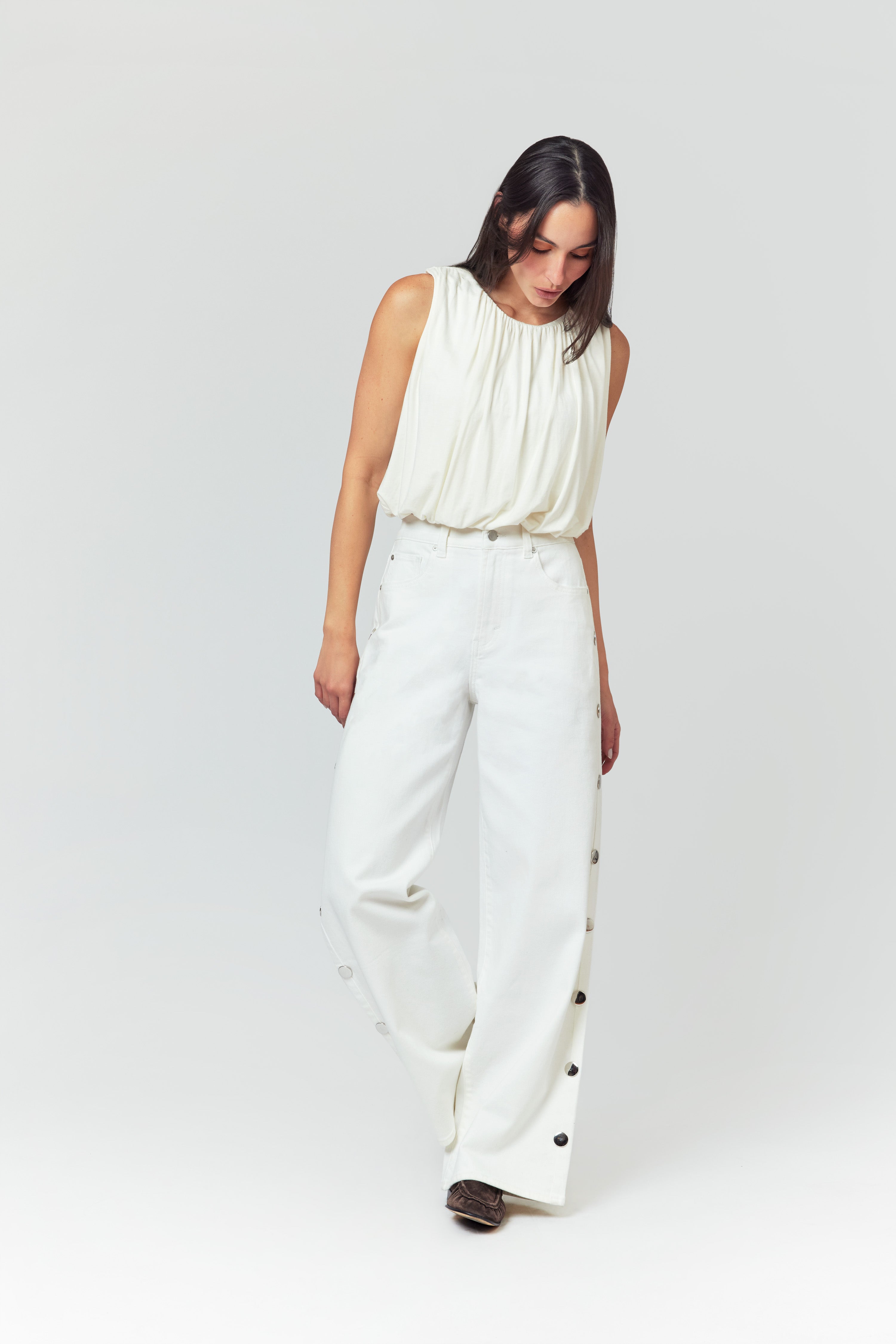 Gemma Studded Wide Leg Slouch