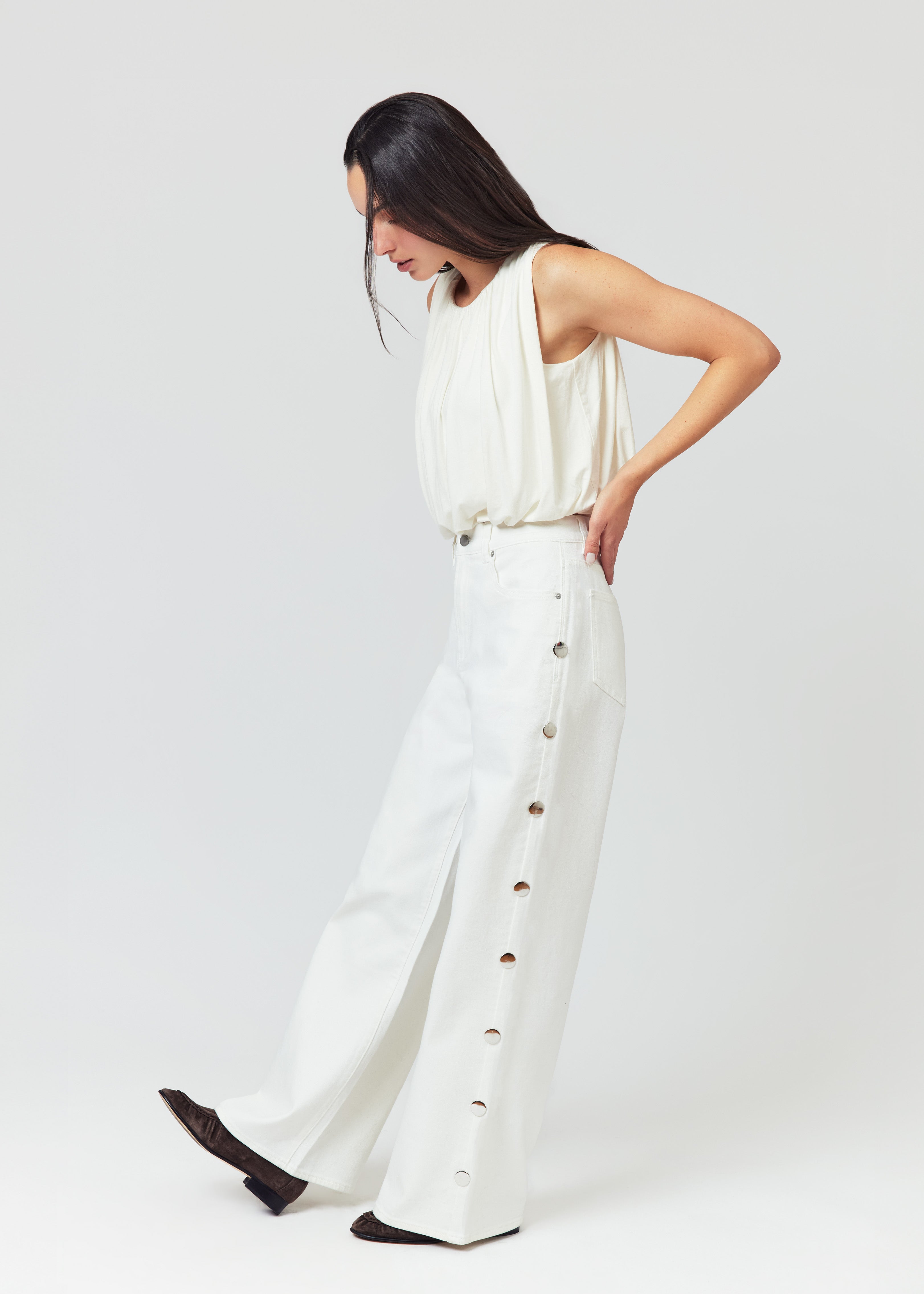 Gemma Studded Wide Leg Slouch